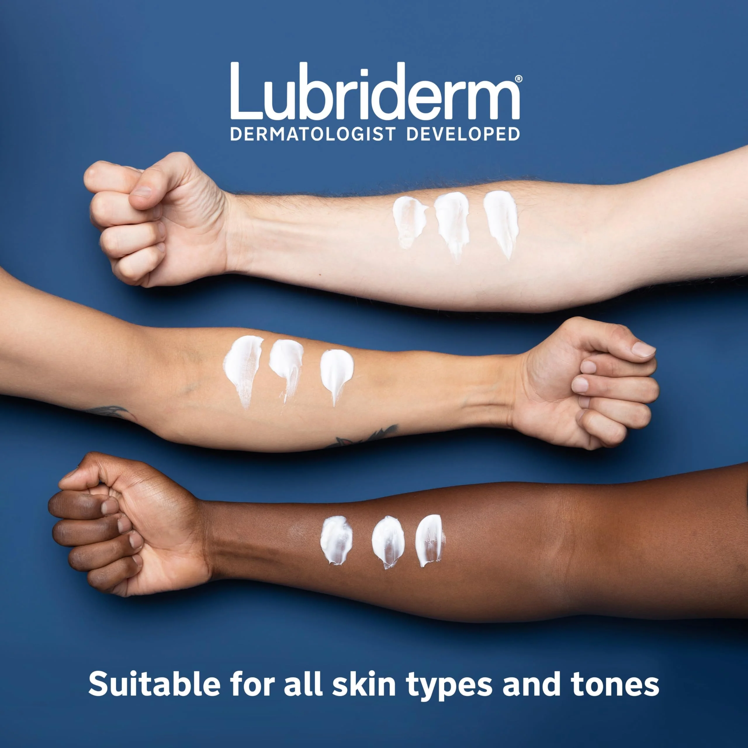 Lubriderm Daily Moisture Lotion + Pro-Ceramide with Shea Butter & Glycerin Helps Moisturize Dry Skin, Hydrating Face, Hand & Body Lotion, Light Scent, Non-Greasy, Twin Pack, 24 fl. oz, 2 Pack - Image 5