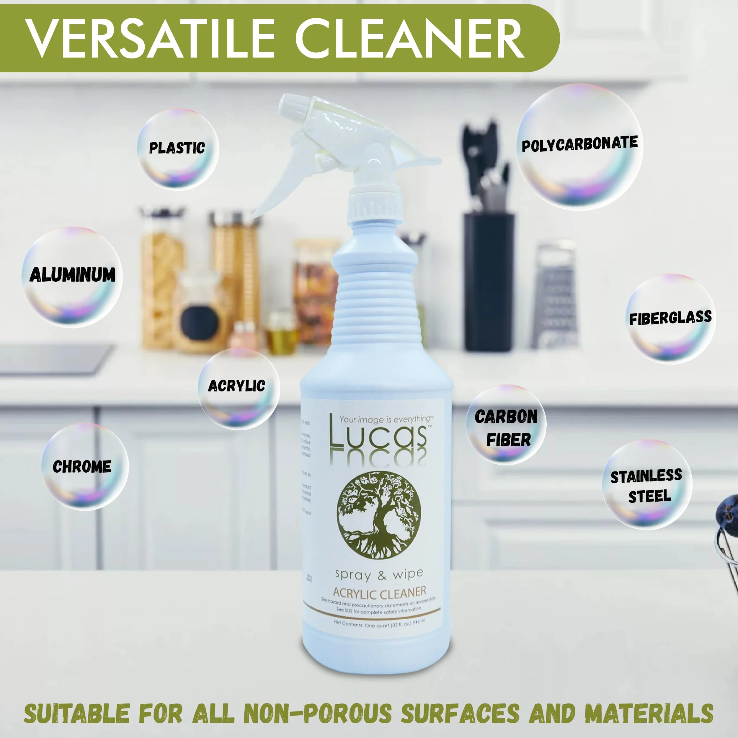 LUCASOL Acrylic and Plastic Cleaner, 32 Ounce - Image 7