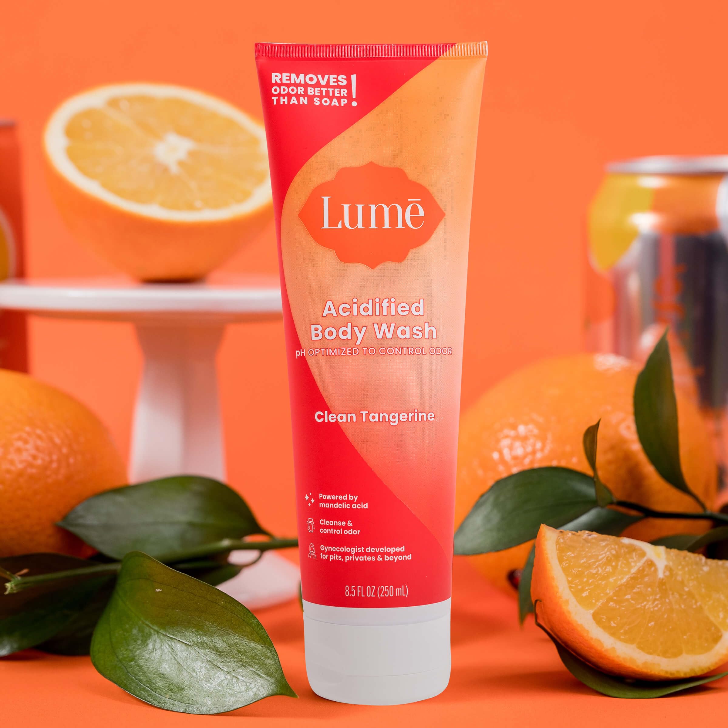 Lume Acidified Body Wash - 24-Hour Odor Control - Removes Odors Better Than Soap - Moisturising Formula - Formulated Without SLS or Parabens - OB/GYN Developed - 240ml (Clean - Image 4