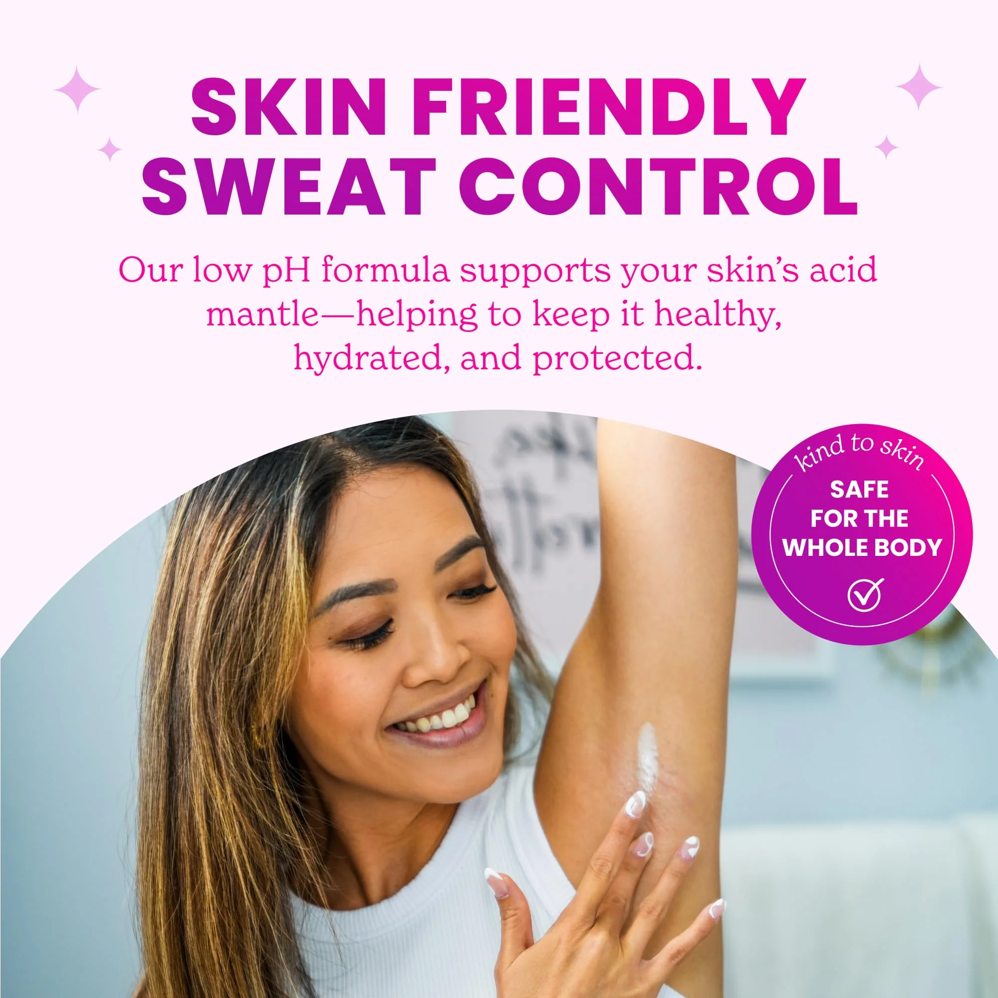 Lume Whole Body Deodorant Plus Sweat Control - Smooth Cream Tube - 72 Hour Odor And Sweat Control - Baking Soda Free, Skin Loving - 3.0 ounce (Pack of 2) (Soft Powder) - Image 7