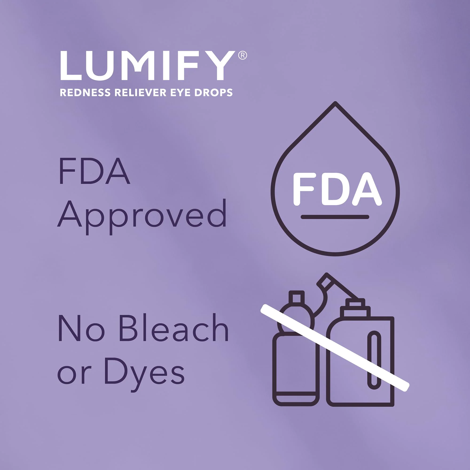 LUMIFY Eye Drops for Red Eyes, Redness Reliever for Brighter Looking Eyes, Works in 1 Minute & Lasts Up to 8 Hours, Eye Drops, 0.08 Fl Oz (2.5 mL) - Image 6