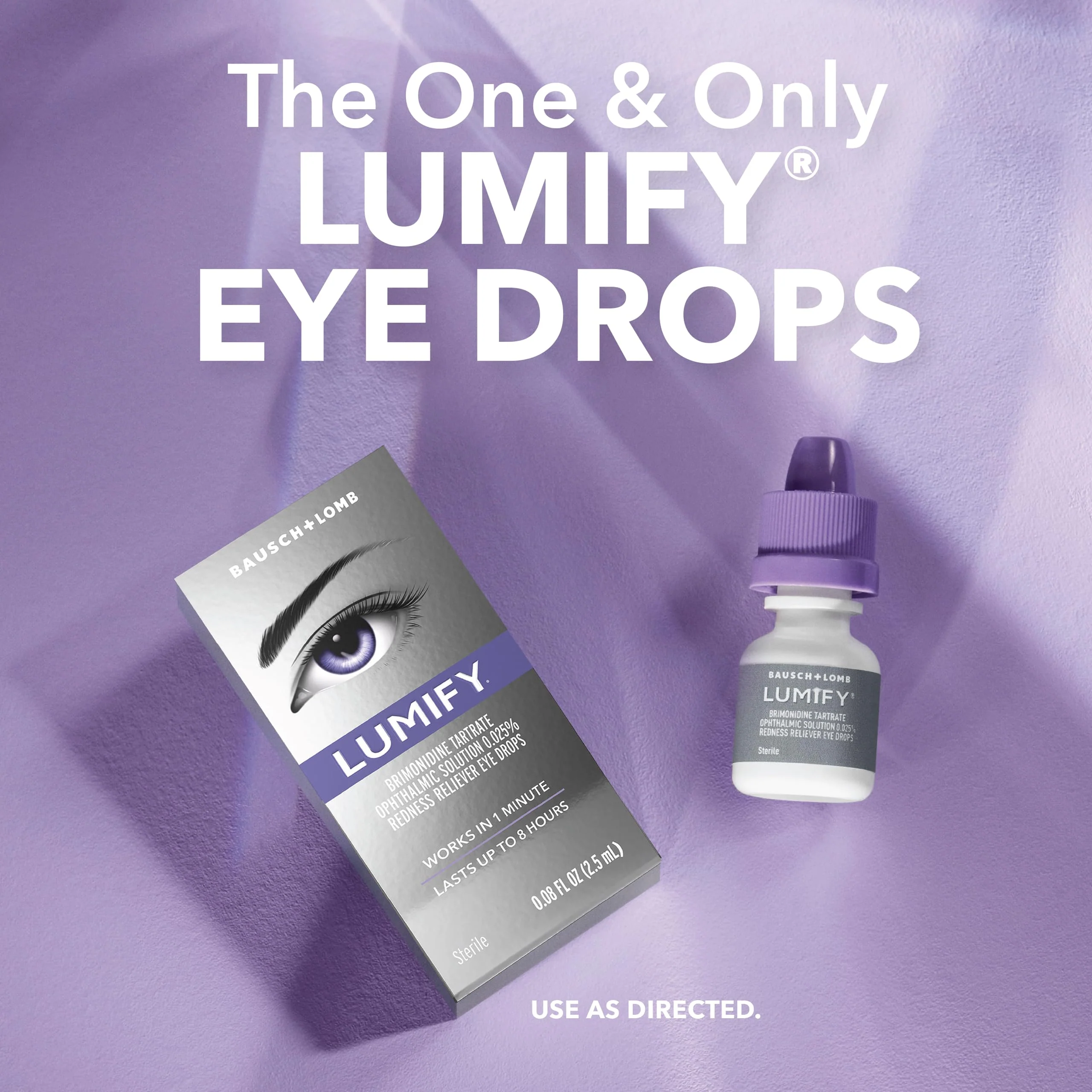 LUMIFY Eye Drops for Red Eyes, Redness Reliever for Brighter Looking Eyes, Works in 1 Minute & Lasts Up to 8 Hours, Eye Drops, 0.17 Fl Oz (5 mL) - Image 5