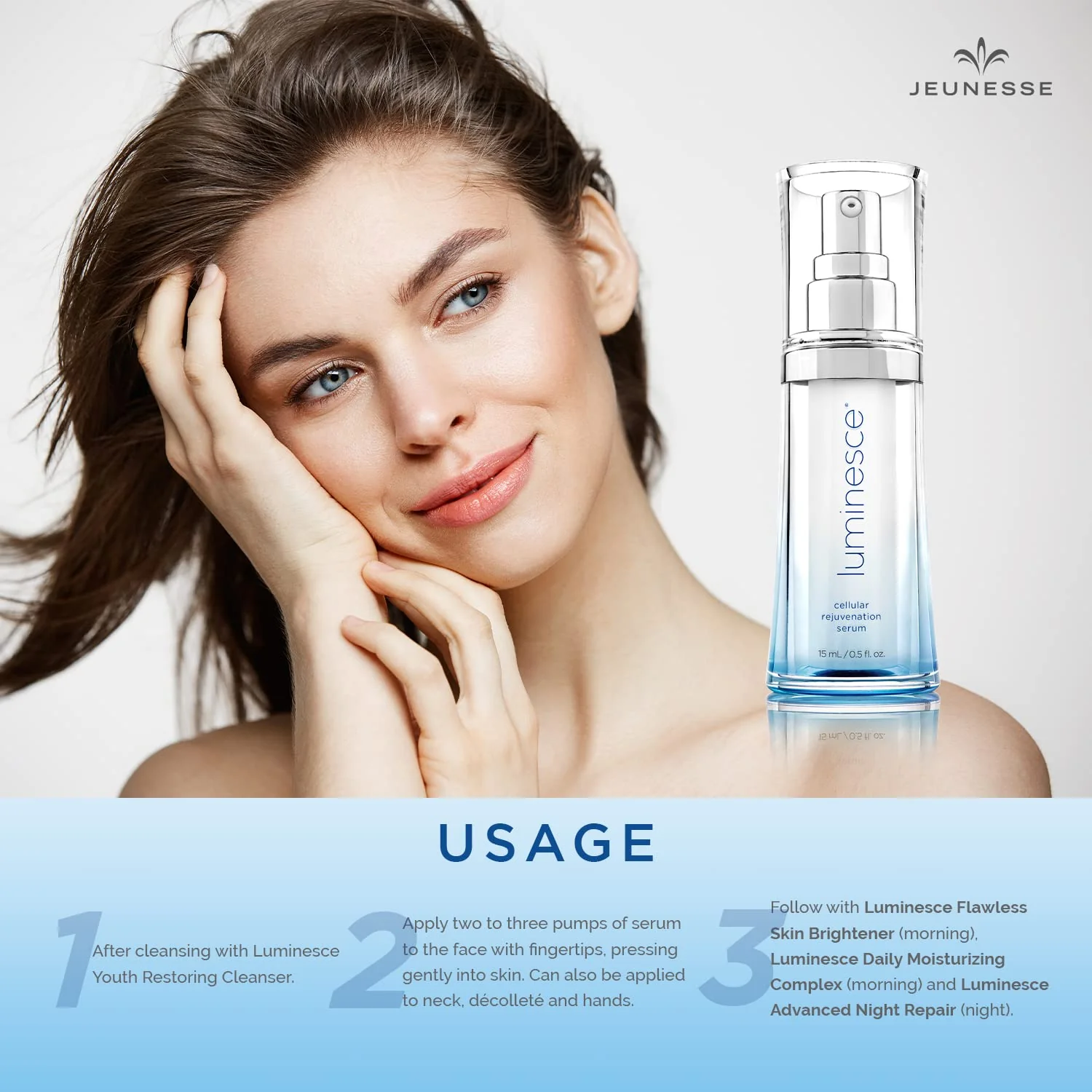 Luminesce Jeunesse Cellular Rejuvenation Serum, 15ml (0.5 oz) - Image 2