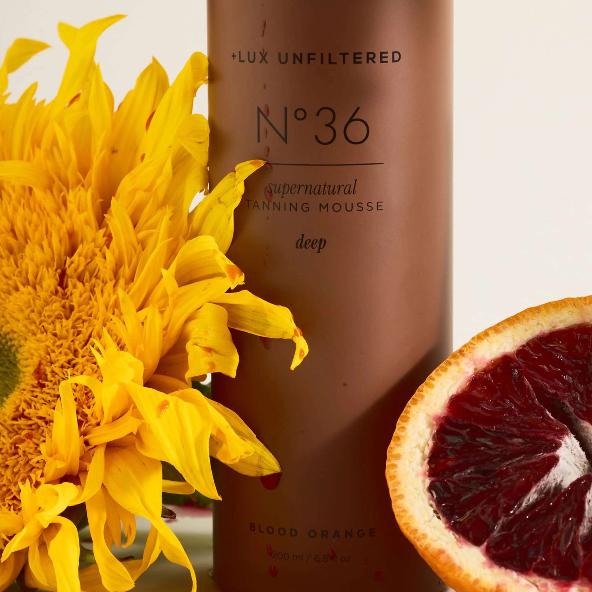 + Lux Unfiltered N°36 Deep Self Tanning Mousse - Self Tanner Mousse, Tanning Foam - Hydrating, Streak-Free, Natural-Looking Sunless Tanner - Vegan & Cruelty Free - Blood Orange - Image 10