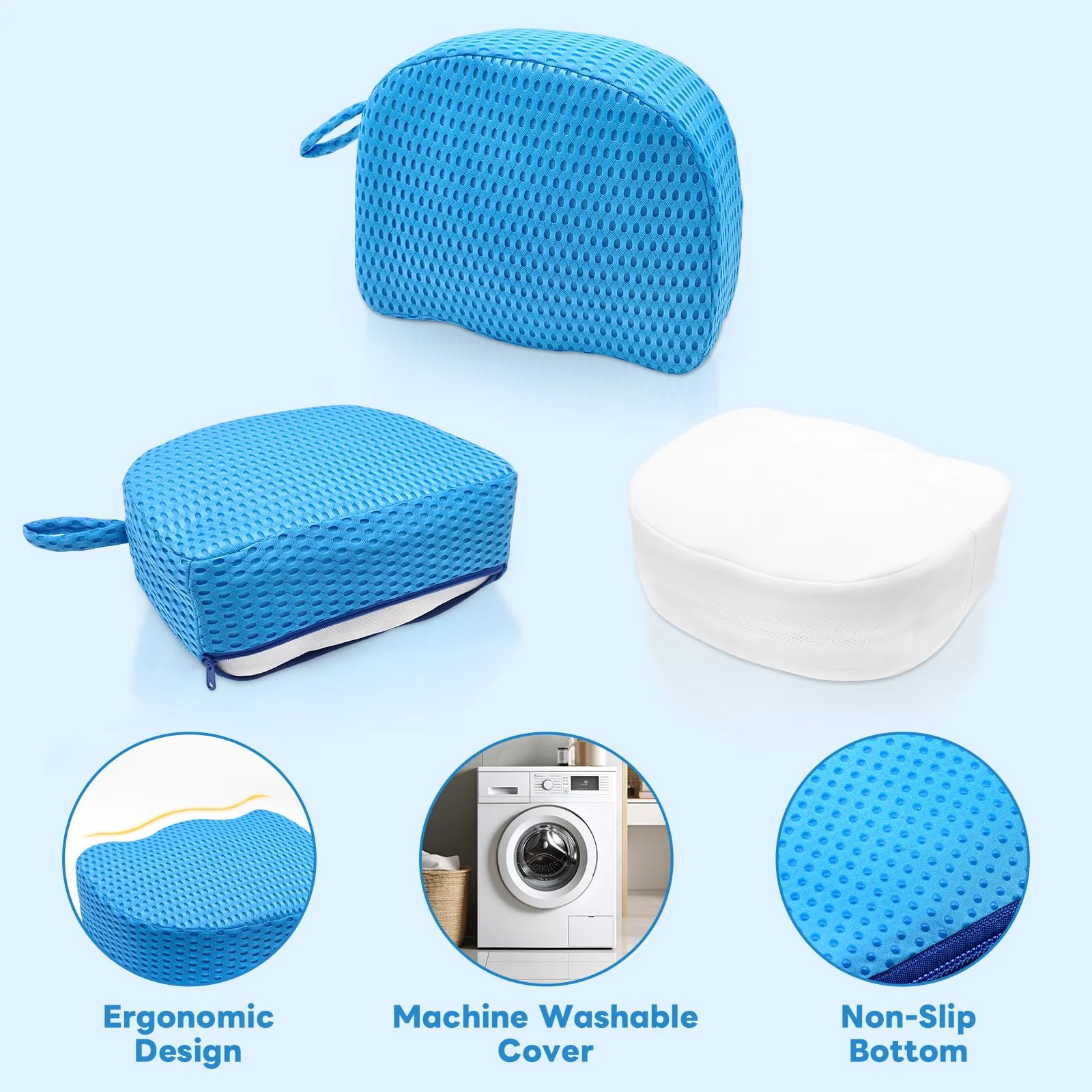 Luxury Extra Thick Weighted Hot Tub Booster Seat for Adults, Premium 3D Air Mesh Spa Cushion, Non-Slip Micro Dot Base, Quick-Dry Heavy-Duty Spa Seat Riser for Indoor & Outdoor Use - Image 8