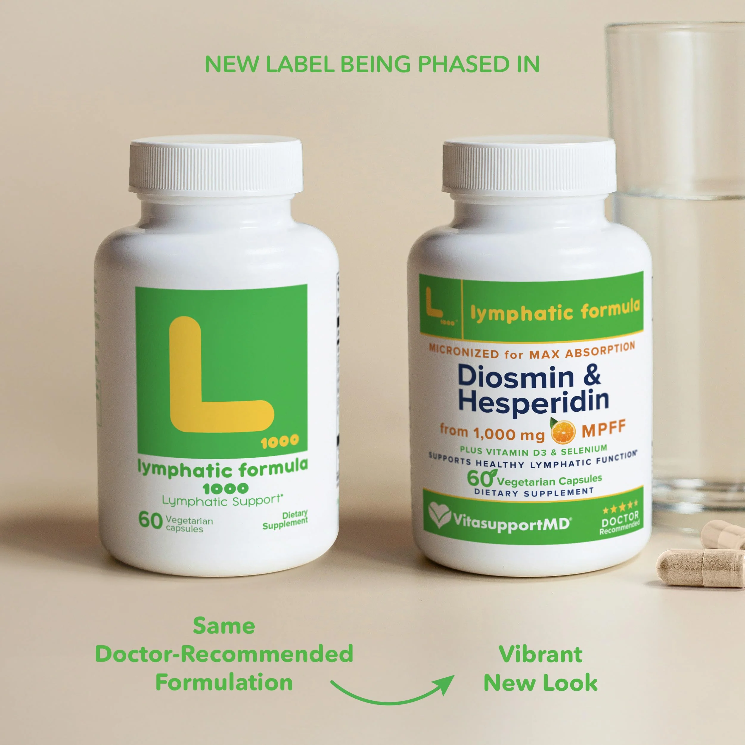 Lymphatic Formula, Diosmin Hesperidin 1000mg Lymphatic Drainage Supplement, Lymph System Support & Detox, Micronized MPFF Complex Blend with Vitamin D3 & Selenium for Immune Health, 60 Capsules - Image 5