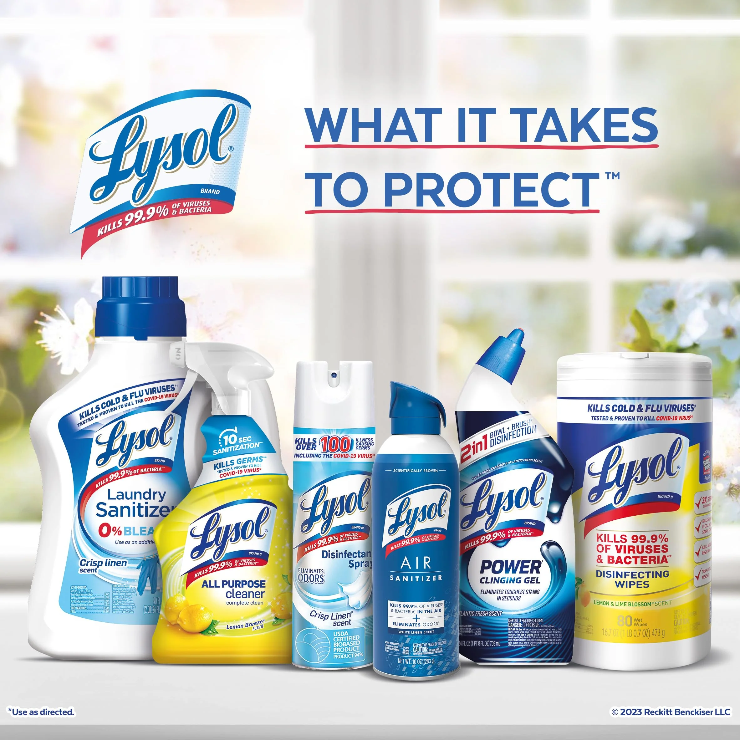 Lysol Click Gel Automatic Toilet Bowl Cleaner, Gel Toilet Bowl Cleaner, For Cleaning and Refreshing – Mango & Hibiscus, 6 applicators (Pack of 4, 24 Count Total) - Image 2