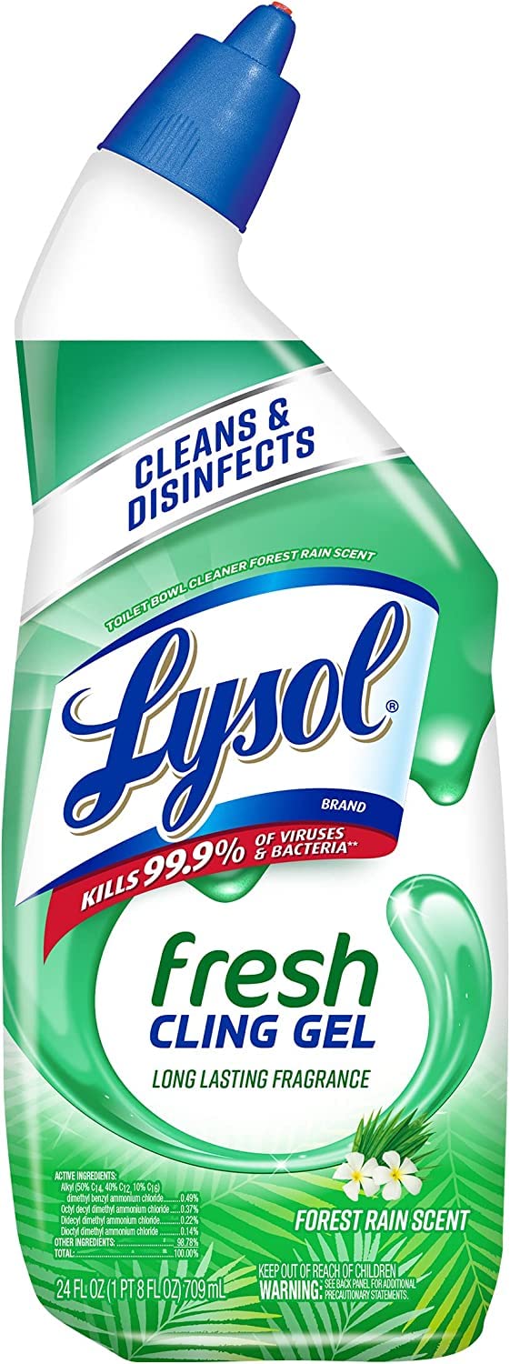 Lysol Cling Gel Toilet Bowl Cleaner, Country Scent, 24 Ounce (Pack of 3) - Image 6