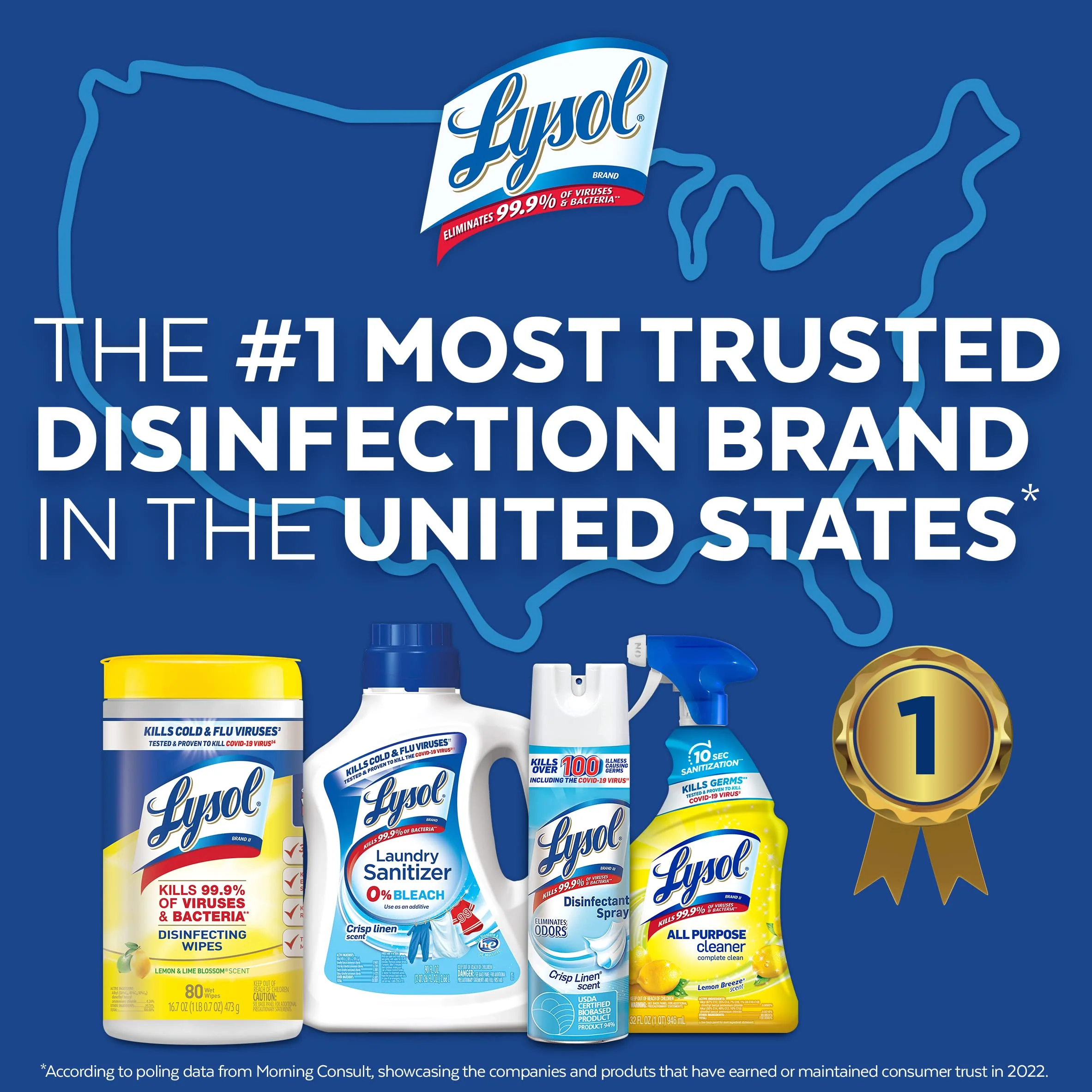 Lysol Disinfectant Wipes, Dorm Room Essentials, Multi-Surface Antibacterial Cleaning Wipes, For Disinfecting and Cleaning, Crisp Linen, 80 Count - Image 5
