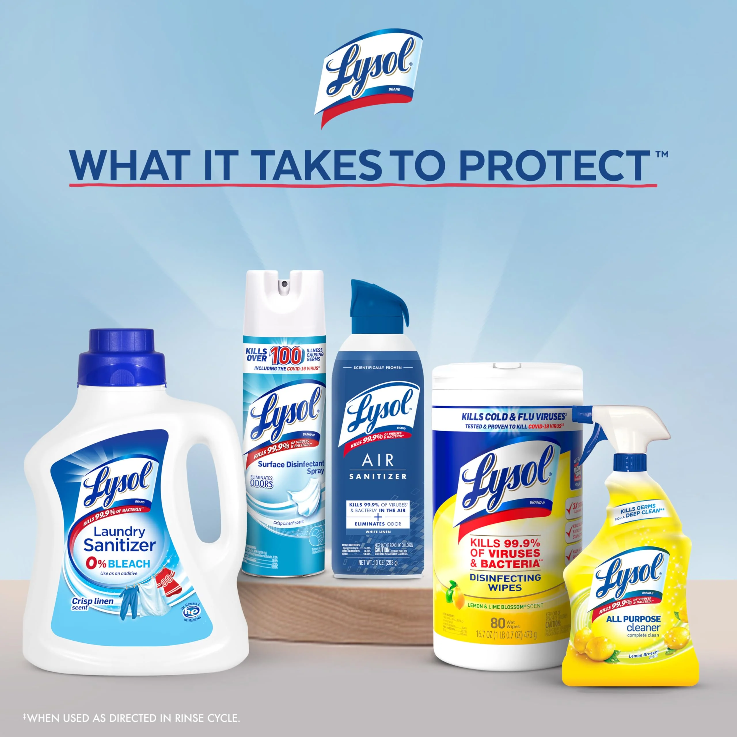 Lysol Laundry Sanitizer Additive, Bacteria-Causing Laundry Odor Eliminator, Detergent Additive, Crisp Linen, 90oz - Image 7