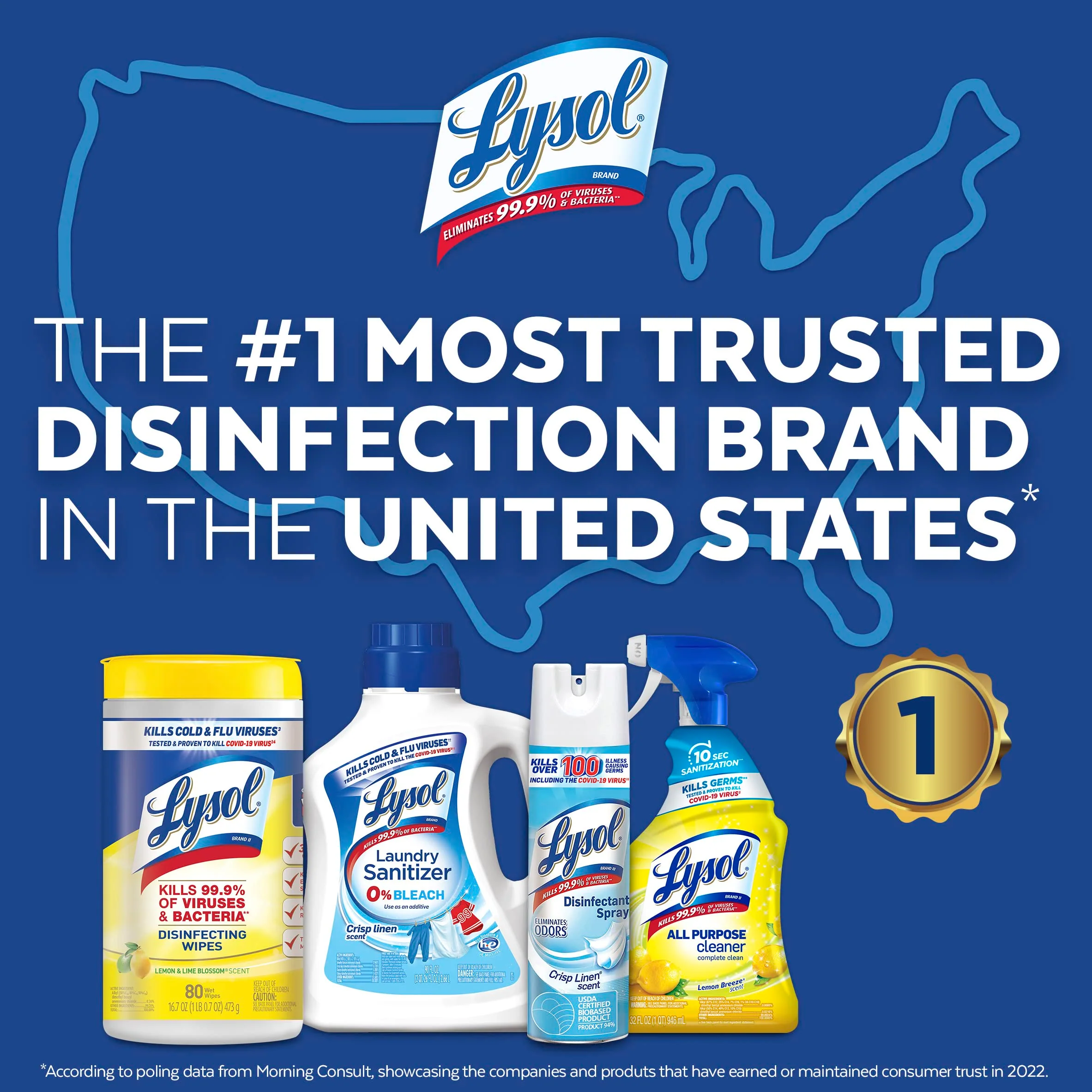 Lysol Pro All-Purpose Cleaner - Advanced Deep Cleaning Sanitizing and Disinfecting Spray - Lemon Breeze Scent - 32 oz Bottle (946 ml) - Pack of 12 - Commercial Use for Hotels, Facilities, Offices - Image 2