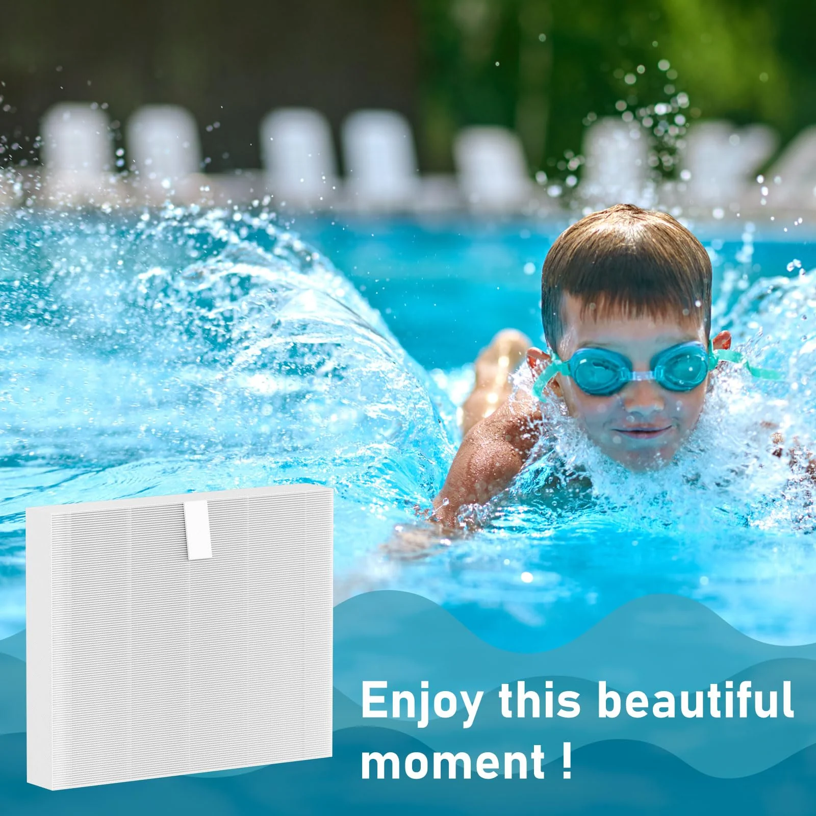 Macaberry 10-00814 Hot Tub Spa Flat Filters Compatible with Bullfrog M Series M6 M7 M8 M9, Swim Series S150 S180XD S200 and A Series A5 A6 A7 A8 A9 (2023 to Present) 4 Pack - Image 2