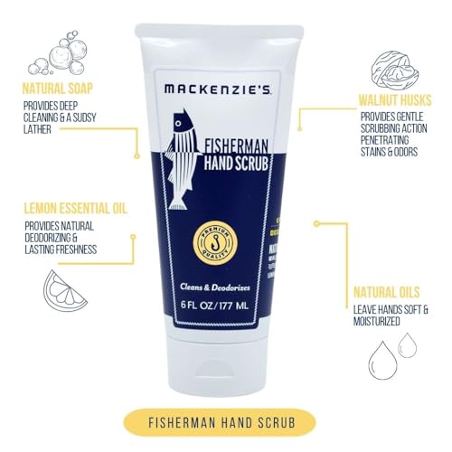 MacKenzie's Fisherman Hand Scrub - Gifts for Men - Gifts for Fisherman - Gifts for Cooks - Gifts for Gardeners - Hand Cleanser - Hand Deodorizer - Image 10