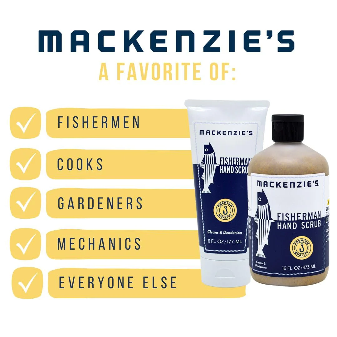 MacKenzie's Fisherman Hand Scrub - Gifts for Men - Gifts for Fisherman - Gifts for Cooks - Gifts for Gardeners - Hand Cleanser - Hand Deodorizer - Image 11