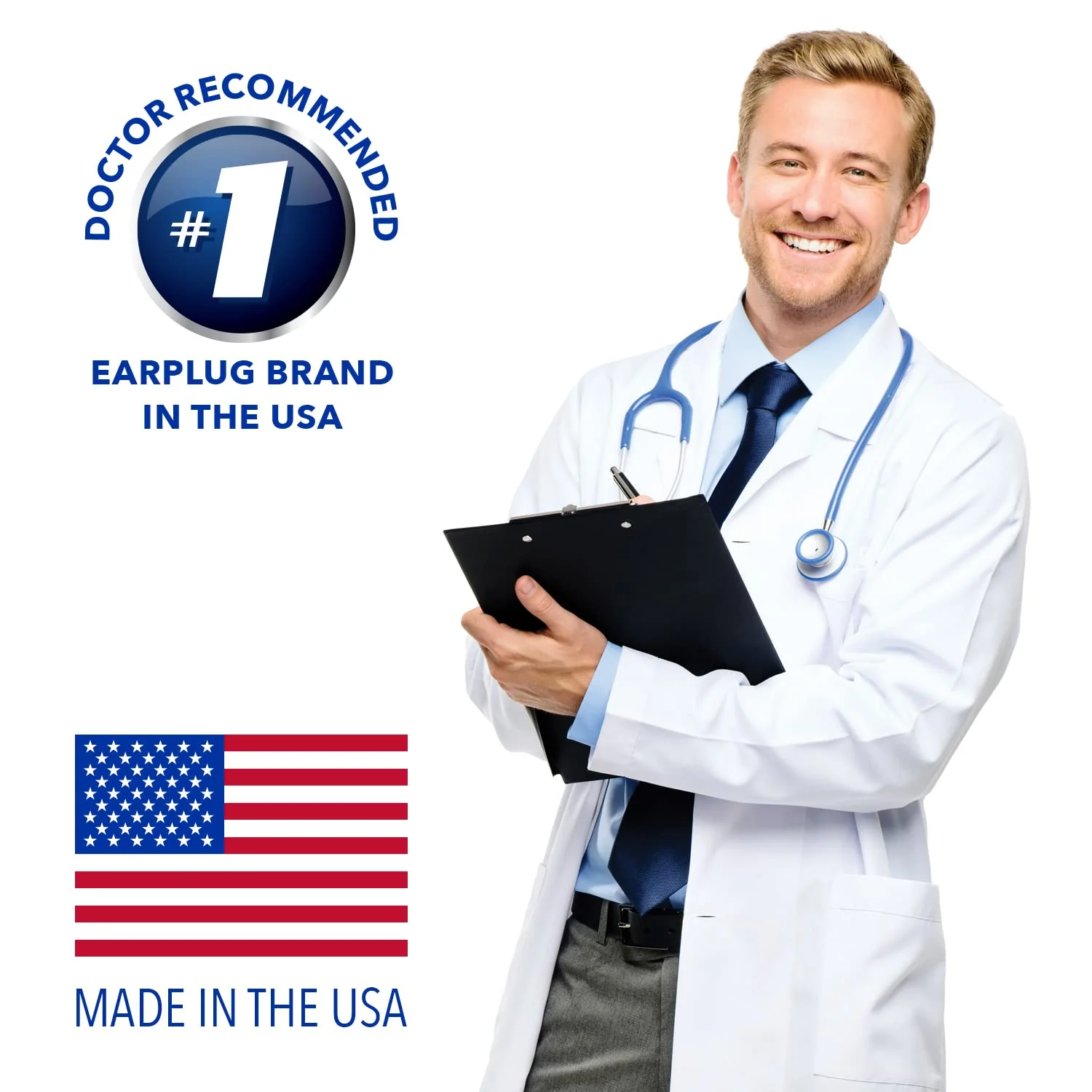 Mack's Ultra Soft Foam Earplugs, 50 Pair - 33dB Highest NRR, Comfortable Ear Plugs for Sleeping, Snoring, Travel, Concerts, Studying, Loud Noise, Work | Made in USA - Image 3