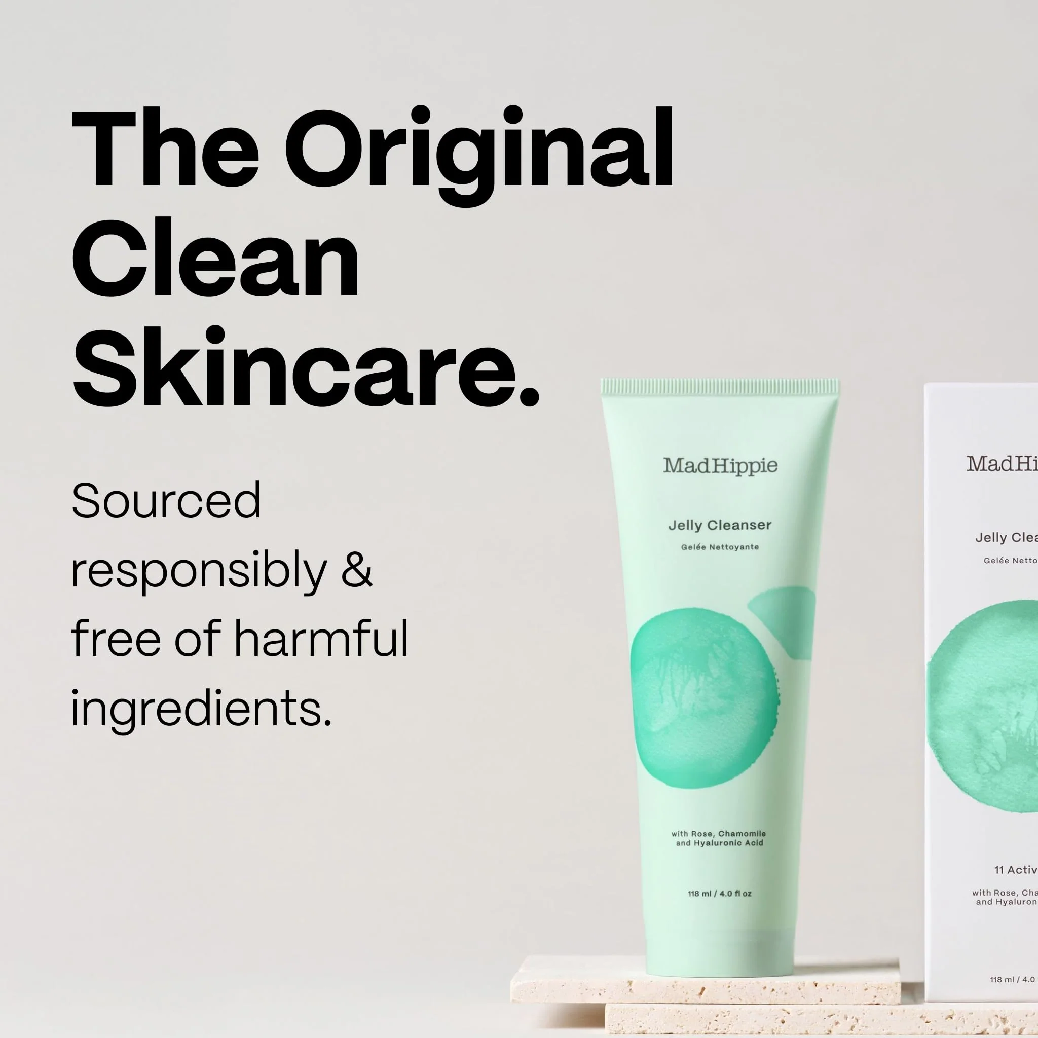 Mad Hippie Gel Cleanser - Jelly to Milky Hydrating Face Wash for Women/Men with Rose, Chamomile, and Hyaluronic Acid, 4 FL OZ - Image 4