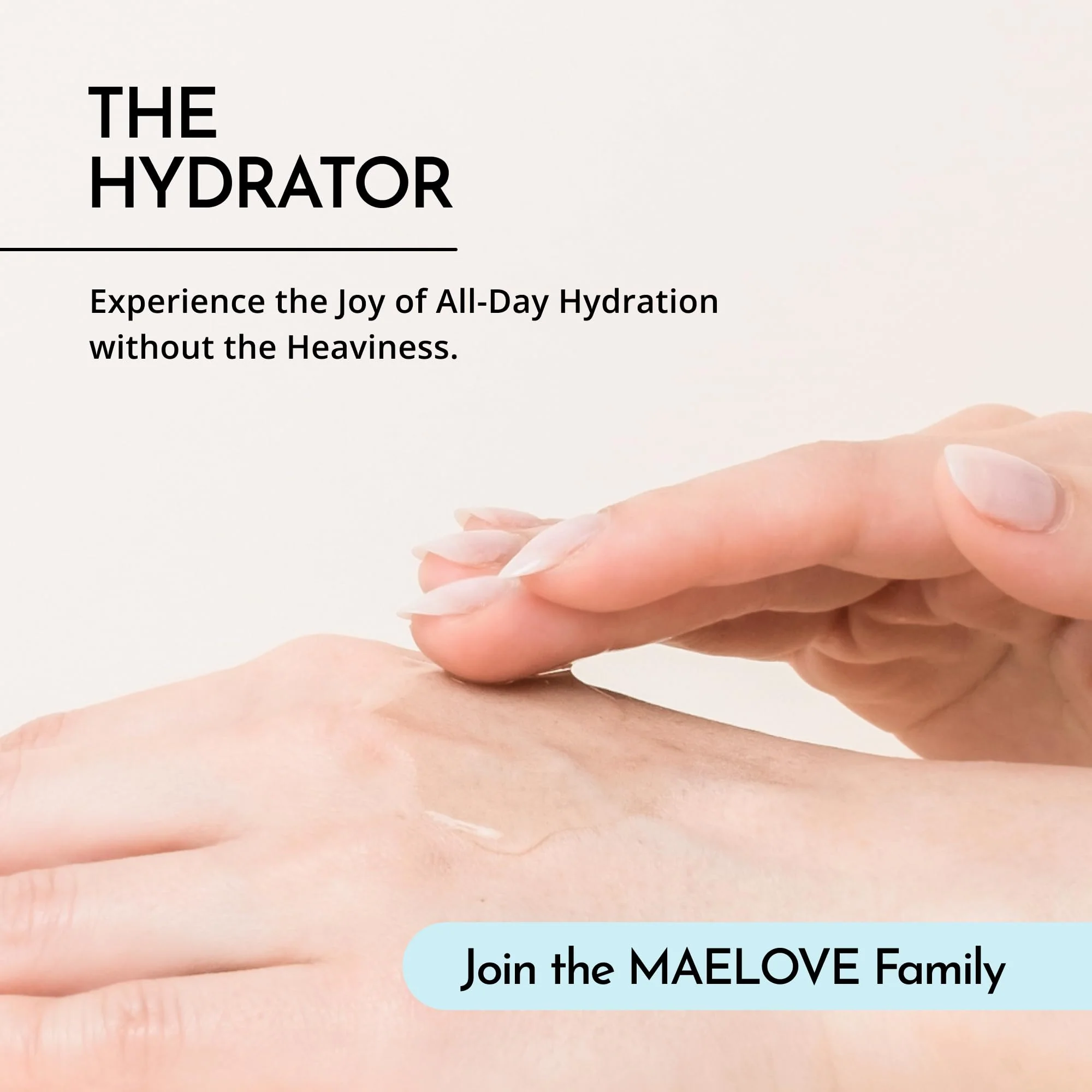 MAELOVE Hydrator Hyaluronic Acid B5 Serum with Resveratrol for Instantly Dewy Glow, Fills Fine Lines, Lightweight and Non Greasy, 1.0 fl oz - Image 2