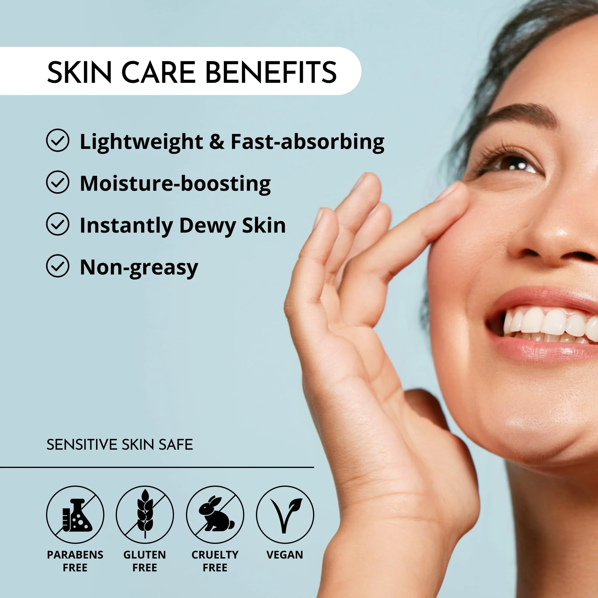 MAELOVE Hydrator Hyaluronic Acid B5 Serum with Resveratrol for Instantly Dewy Glow, Fills Fine Lines, Lightweight and Non Greasy, 1.0 fl oz - Image 6