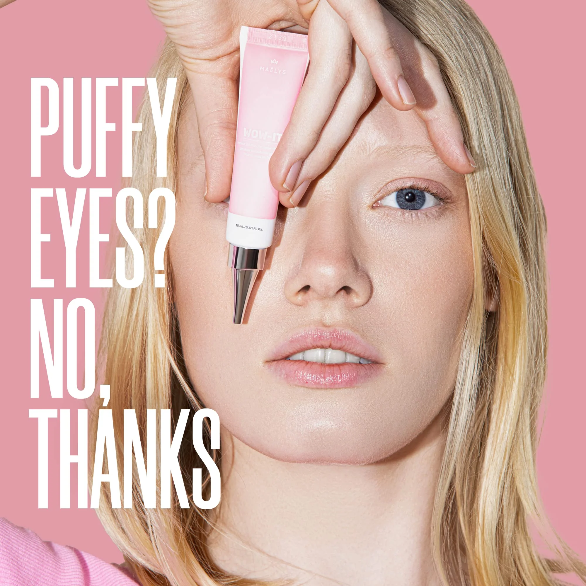 MAËLYS WOW-IT Instant Under Eye Cream - Helps to Instantly Reduce The Puffy Look and Moisturize Under-Eye Skin For A Firm - Image 4