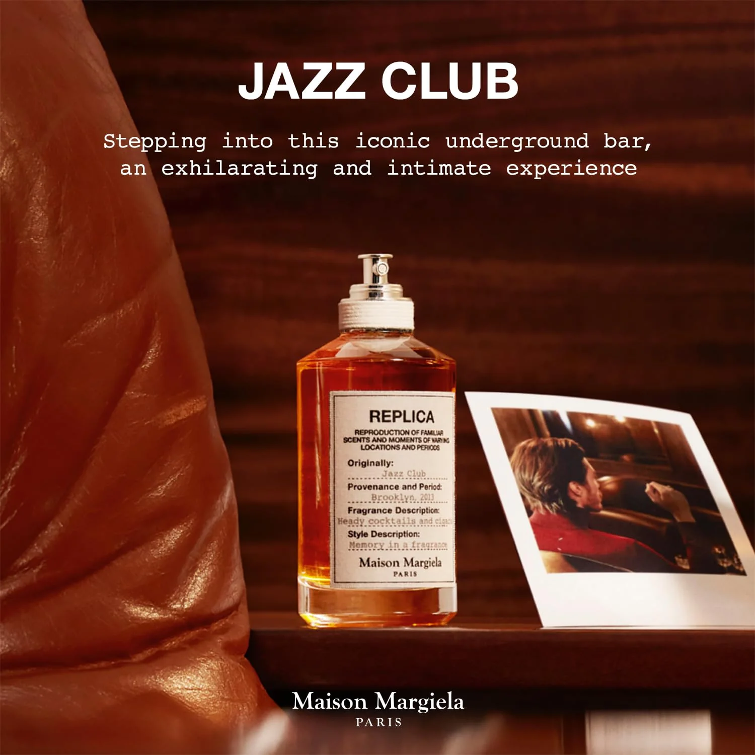 Maison Margiela - Replica - Jazz Club Eau de Toilette - Warm & Spicy Scent - With Vanilla, Rum Accord, & Tobacco - 1.0 Fl Oz - Image 5