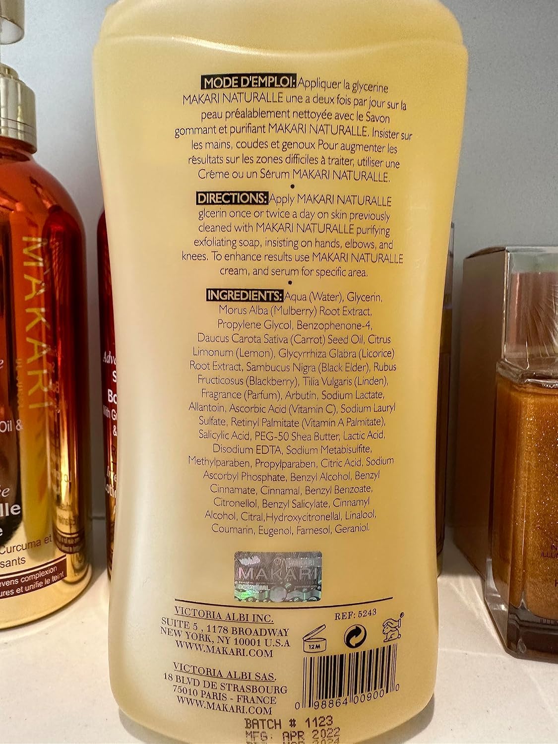 MAKARI Naturalle Carotonic Extreme Body Glycerin (16.6 oz) | Helps Brighten Skin and Fade Body Scars and Marks | Glycerin Oil for All Skin Types | Safe for Sensitive Skin and Kids Ages 12 and Up - Image 3