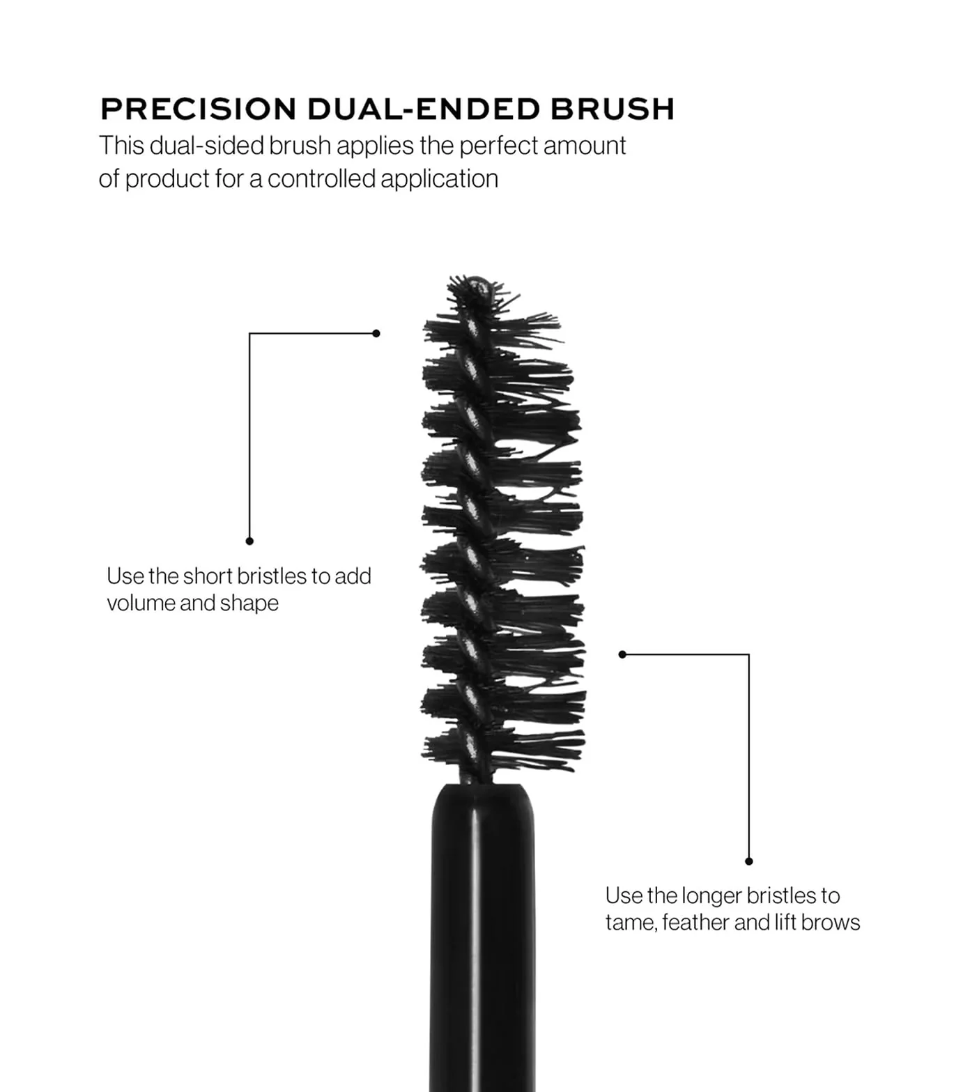 MAKE Beauty Infinite Hold Brow Gel. Clear Eyebrow Gel with Brush. Sculpt, Define, and Set Eyebrows - All-Day Wear - Image 3