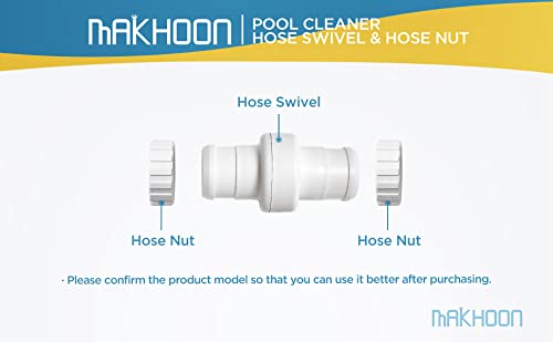 Makhoon Pool Cleaner Hose Swivel & Nut Combo Replacement Kit for Polaris Zodiac 360 (3 Pack) - Image 3