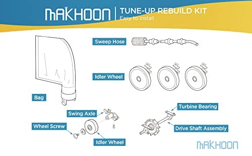 MAKHOON Rebuild Repair Kit Replacement for Polaris Zodiac Automatic Pool Cleaner 280 (Not Compatible with Polaris 360 380) - Image 2