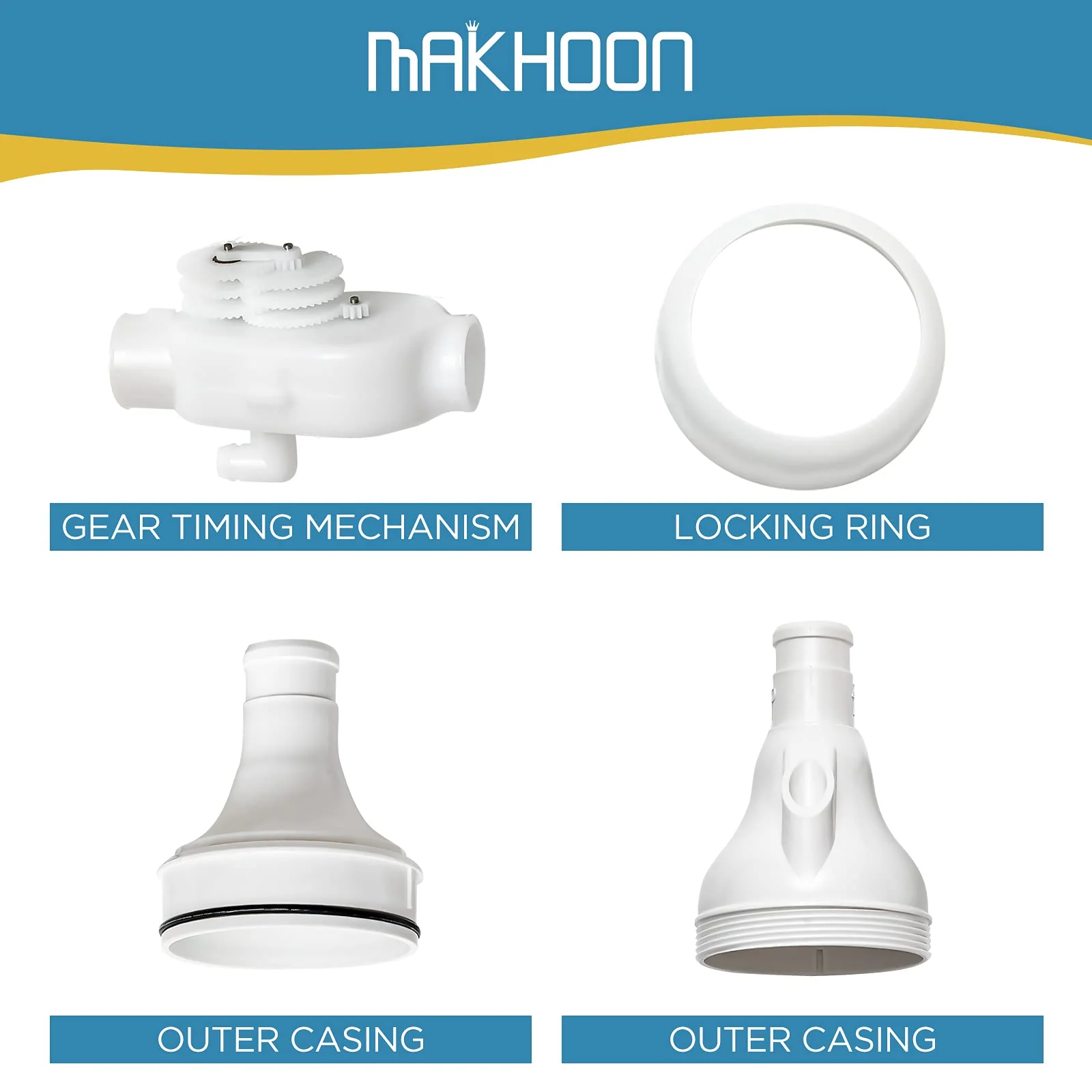 MAKHOON Upgraded 9-100-1200 Backup Valve Replacement for Polaris 360 Pool Cleaner, The Body has Been Reinforced, Longer Life Than Zodiac 9-100-1200,(NOT Compatible with Polaris 280 380 Pool Cleaner) - Image 5
