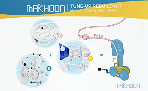 MAKHOON [Upgraded] Pool Cleaner Feed Hose Replacement for Zodiac Polaris 280 380 180 3900 Pool Cleaner Feed Hose G5(Not Compatible with Polaris 360) - Image 7