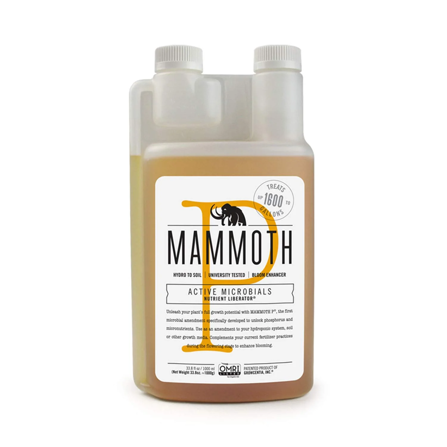 Mammoth Mammoth P 1 Litre Organic Microbial Inoculant Fertilizer