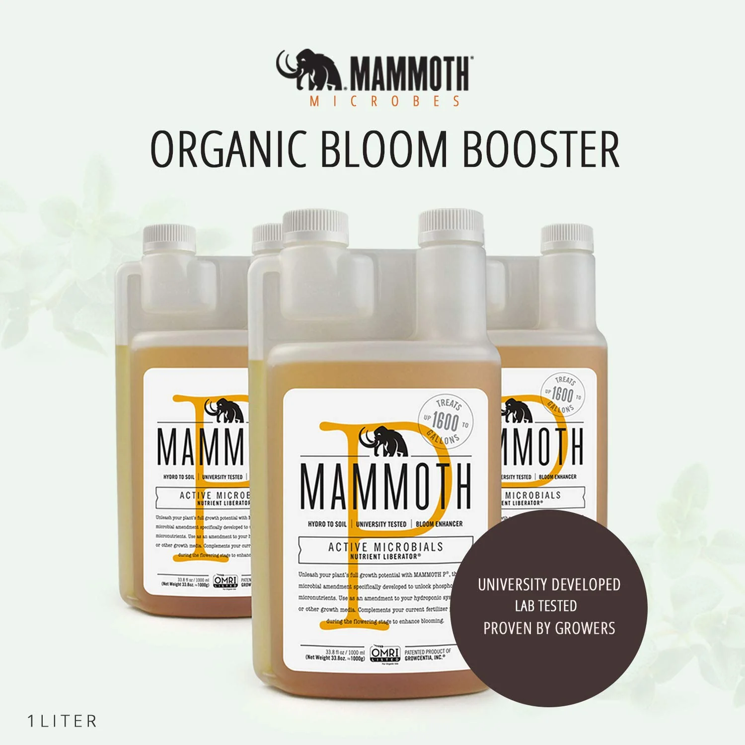 Mammoth Mammoth P 1 Litre Organic Microbial Inoculant Fertilizer - Image 5