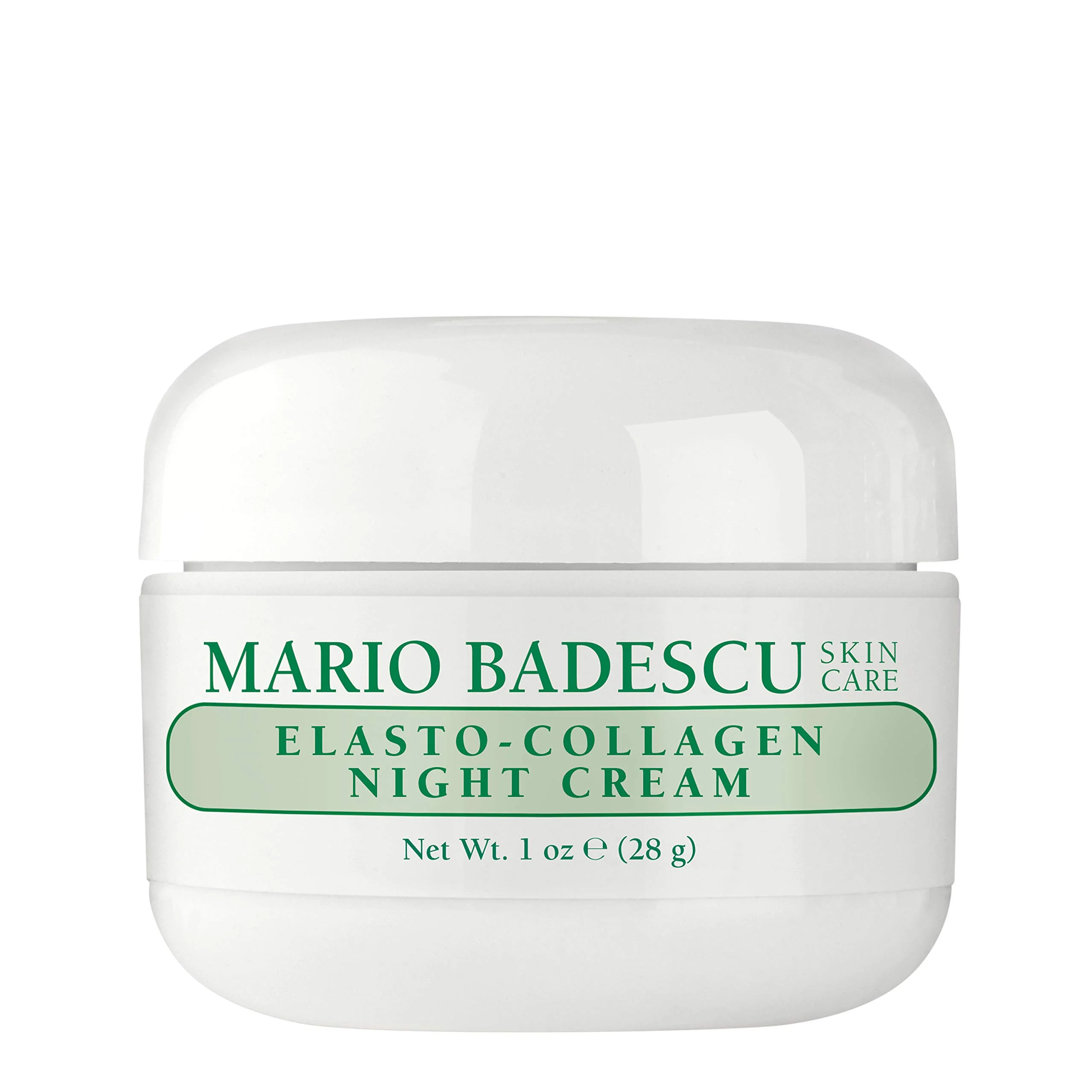 Mario Badescu Elasto-Collagen Night Cream, Anti Aging Collagen Cream for Dry or Sensitive Skin, Facial Skin Care Infused with Vitamin E Moisturizer, 1 Oz