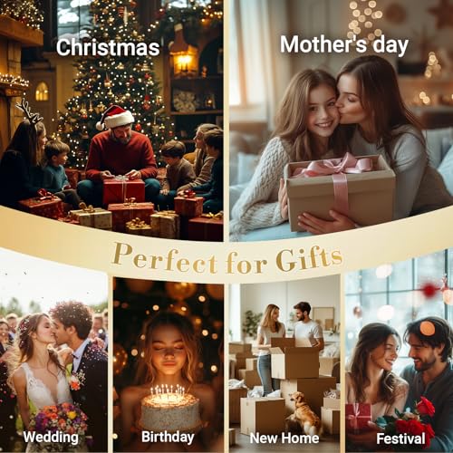 Marycele Candle Warmer Lamp with Timer Dimmer, Christmas Birthday Gifts for Mom Women Sister Her, House Warming Gifts, Thanksgiving Decorations for Office Room Home Decor, Clear Adjustable Wax Warmer - Image 3