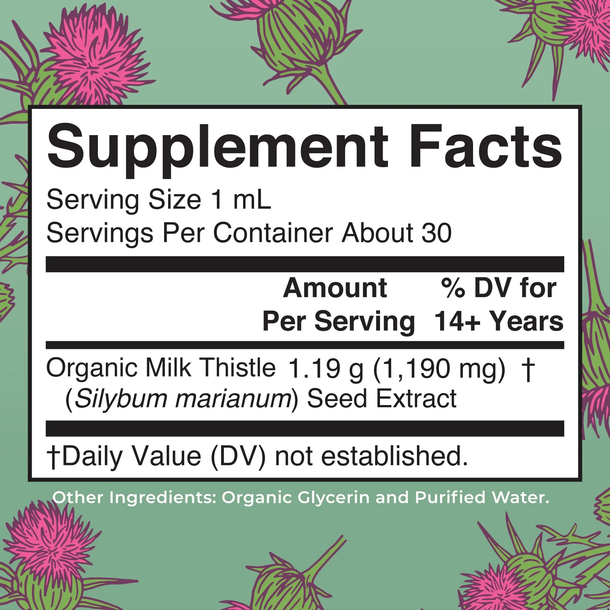 MaryRuth Organics Milk Thistle Seed Liquid Extract Drops, 1 fl oz | 1,190 mg Milk Thistle Seed | Silybum marianum | Alcohol-Free | Vegan | USDA Organic | Non-GMO - Image 9