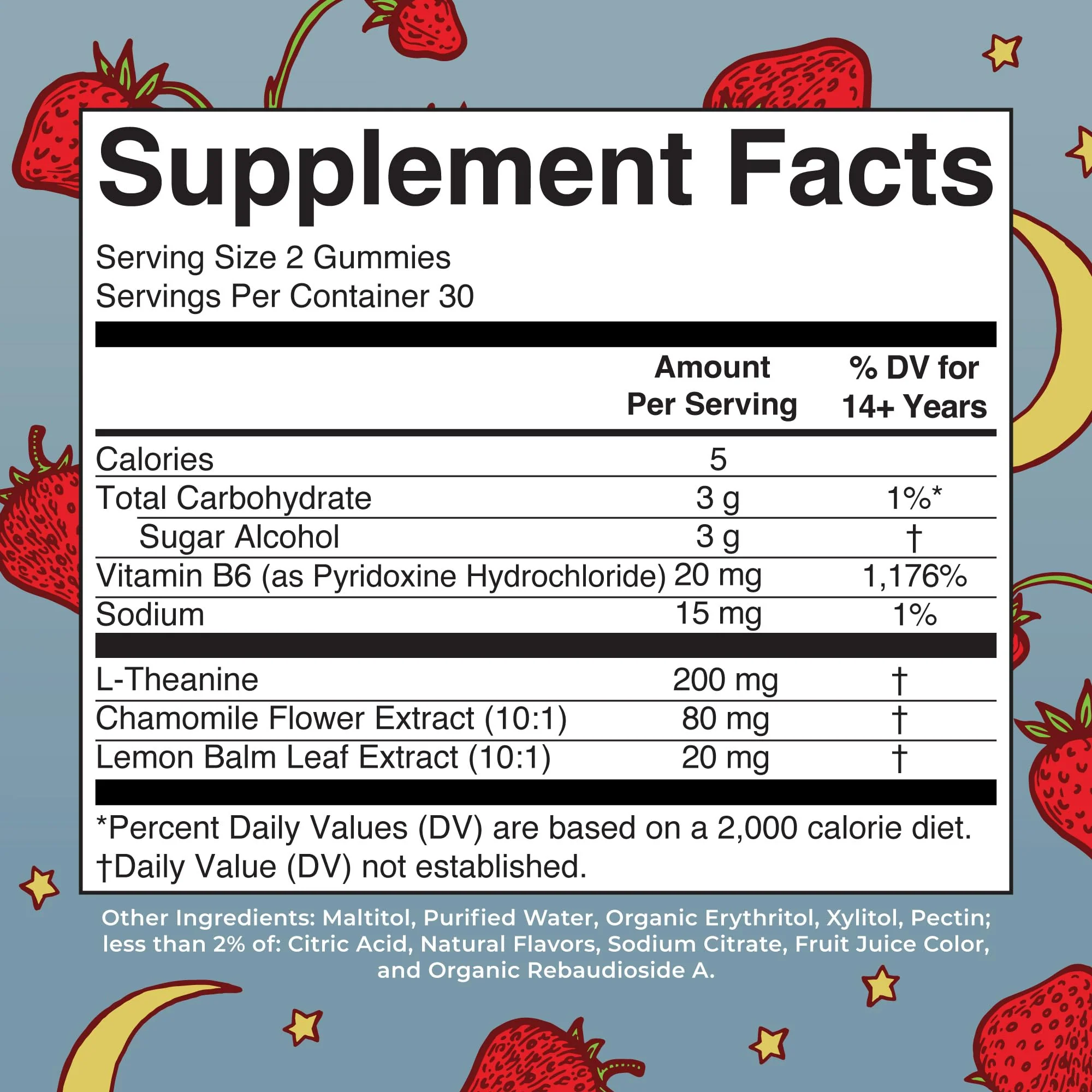 MaryRuth Organics Sleep Gummies | Sugar Free | NO Melatonin | L Theanine | Lemon Balm Leaf | Chamomile | Vitamin B6 | Relaxation & Sleep Support | Stress Relief | Vegan | Gluten Free | 60 Count - Image 10