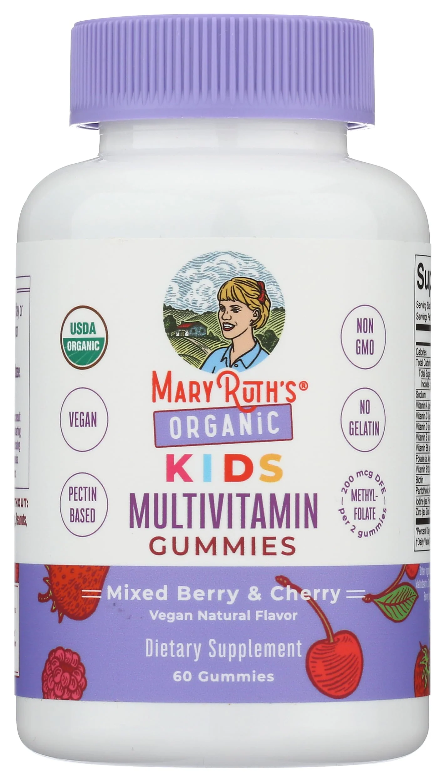 MARYRUTH'S Kids Vitamins | Multi | 1 Month Supply | Multivitamin Gummies for Ages 4+ | Multivitamin for Kids | Vegan | Only 2 Gummies a Day | 60 Count - Image 4