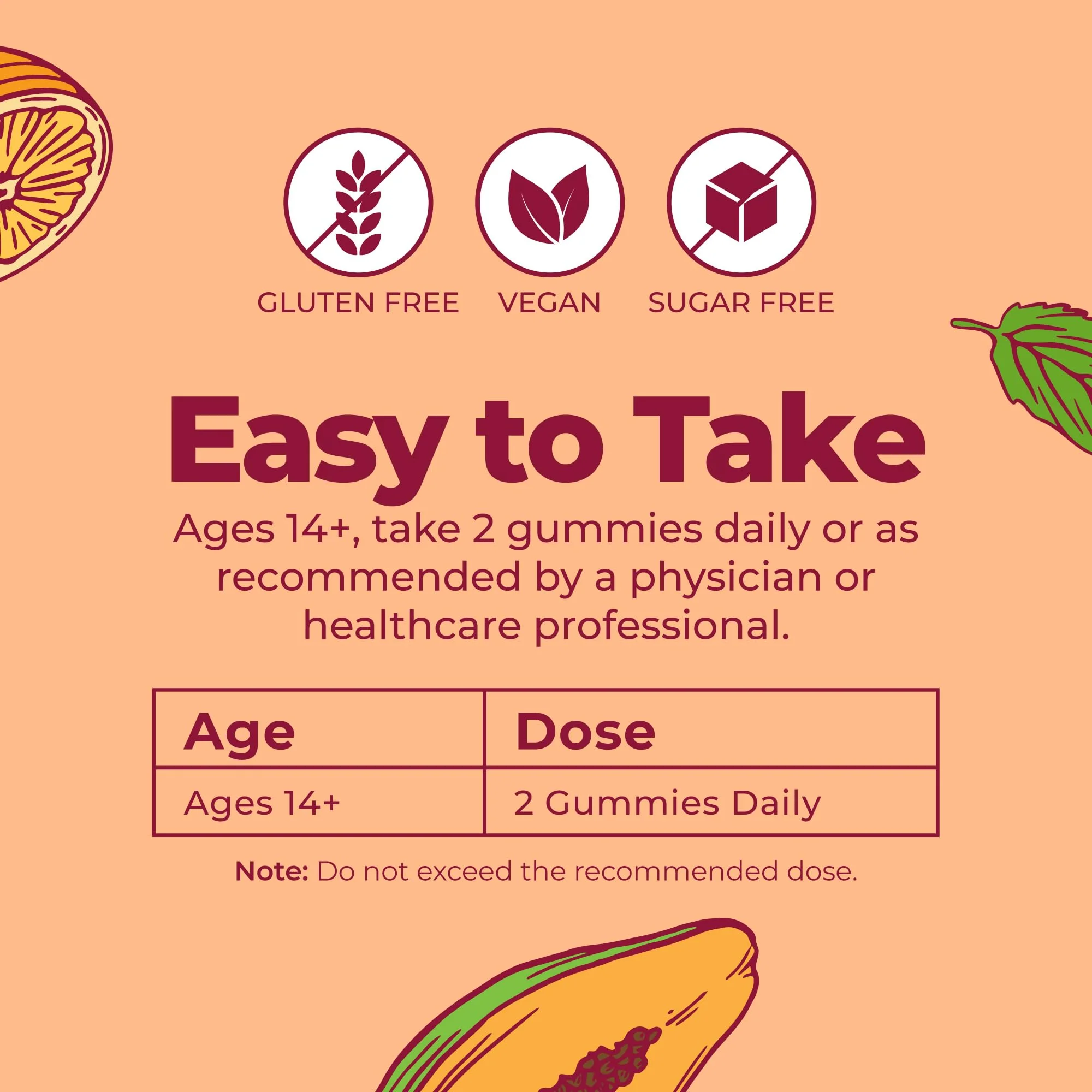 MARYRUTH'S Multivitamin Gummies for Men | Vitamin A, C, D, E, B6, B12, Biotin, Zinc | Energy Metabolism | Immunity | Bone Health | Cellular Health | Vegan | Non-GMO | Gluten & Sugar Free | 60 Count - Image 9