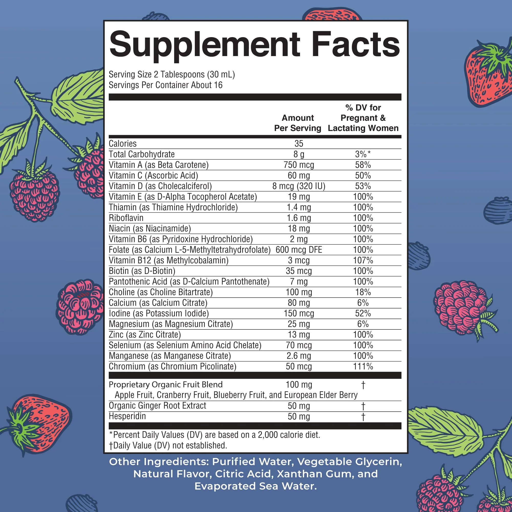 MARYRUTH'S Postnatal & Prenatal Vitamins for Women | Sugar Free | Womens Multivitamin for Pre-Conception, Pregnancy & Nursing | Ginger | Selenium | Folate | Vegan | Non-GMO | Gluten Free | 16 oz - Image 2