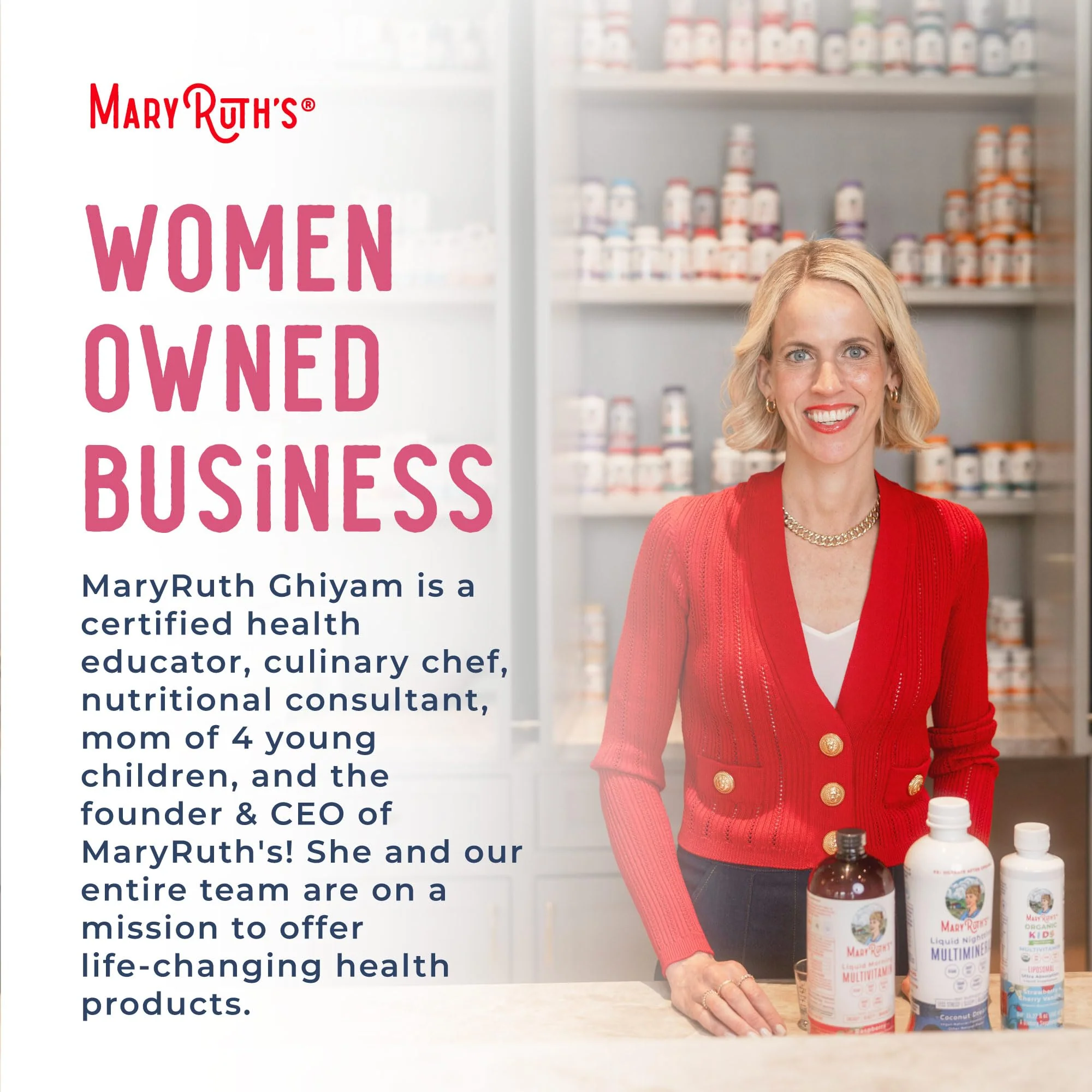 MARYRUTH'S Postnatal & Prenatal Vitamins for Women | Sugar Free | Womens Multivitamin for Pre-Conception, Pregnancy & Nursing | Ginger | Selenium | Folate | Vegan | Non-GMO | Gluten Free | 16 oz - Image 9