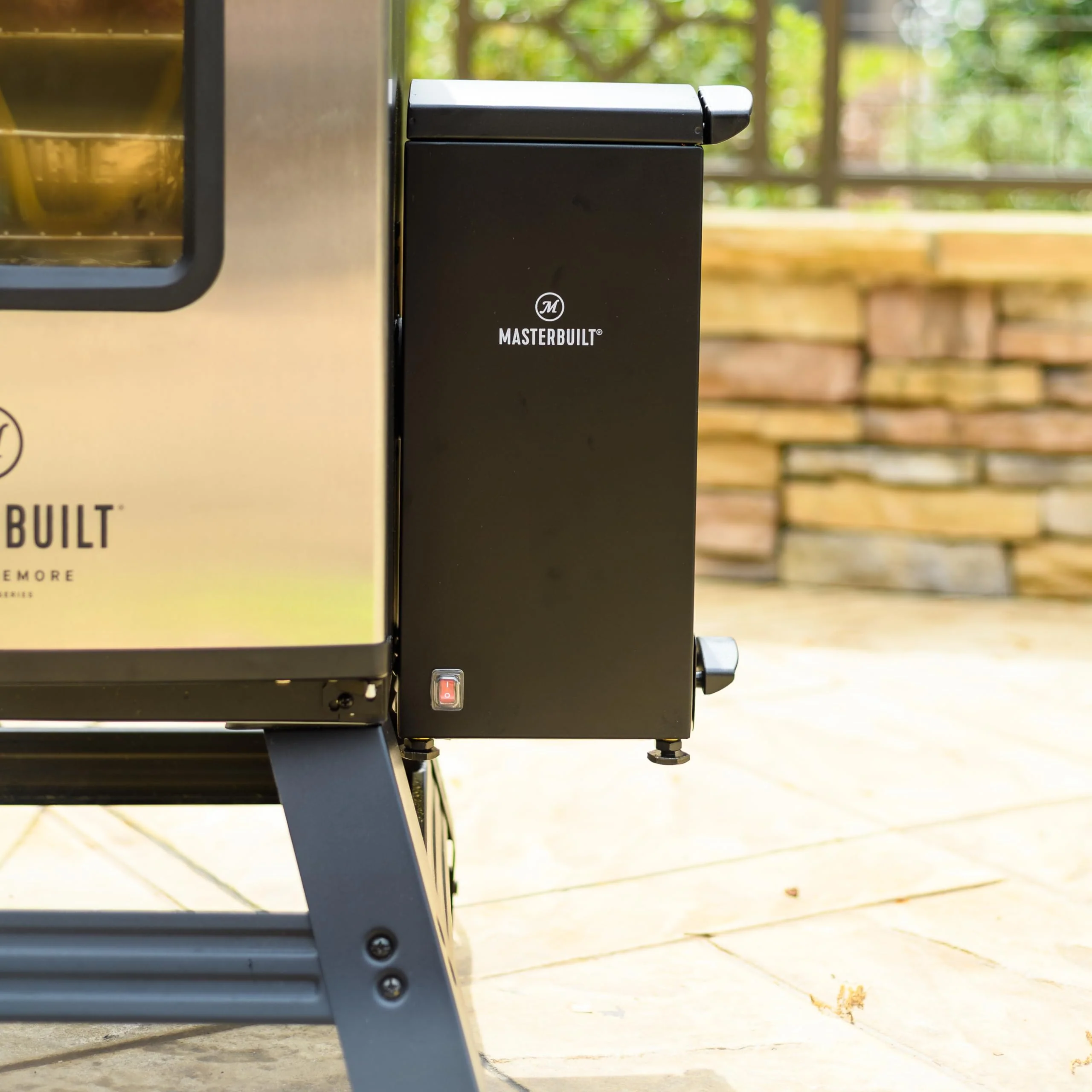 Masterbuilt® Slow and Cold Smoker Accessory Attachment With Removable Ash Tray for Masterbuilt Vertical BBQ Smokers in Black, 10" x 10" x 18", Model MB20100112 - Image 7