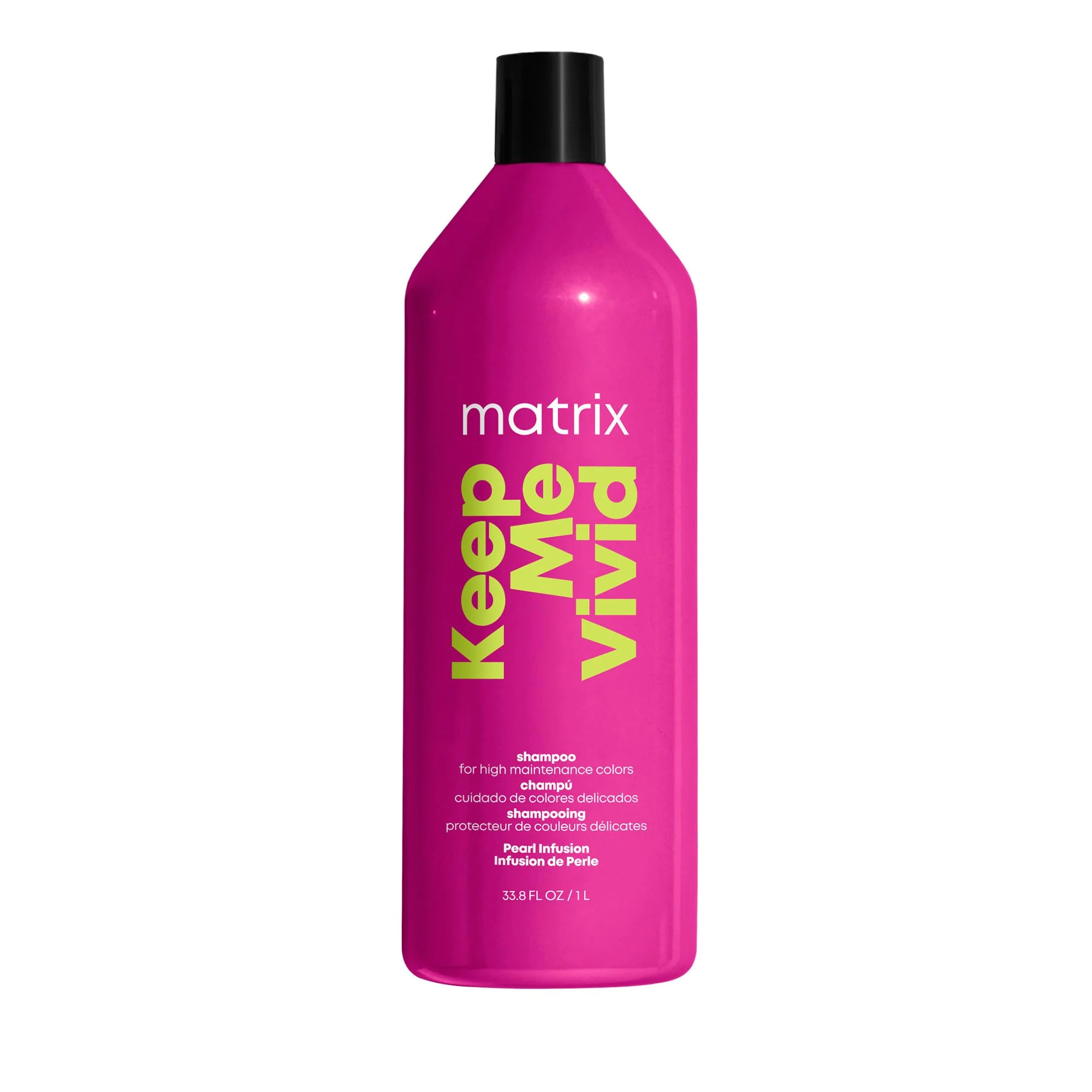 Matrix Keep Me Vivid Shampoo | Prolongs Color Vibrancy & Enhances Shine | Sulfate-Free | For Color Treated Hair | Gently Cleanses Hair | Salon Shampoo | Packaging May Vary |33.8 Fl. Oz. - Image 2