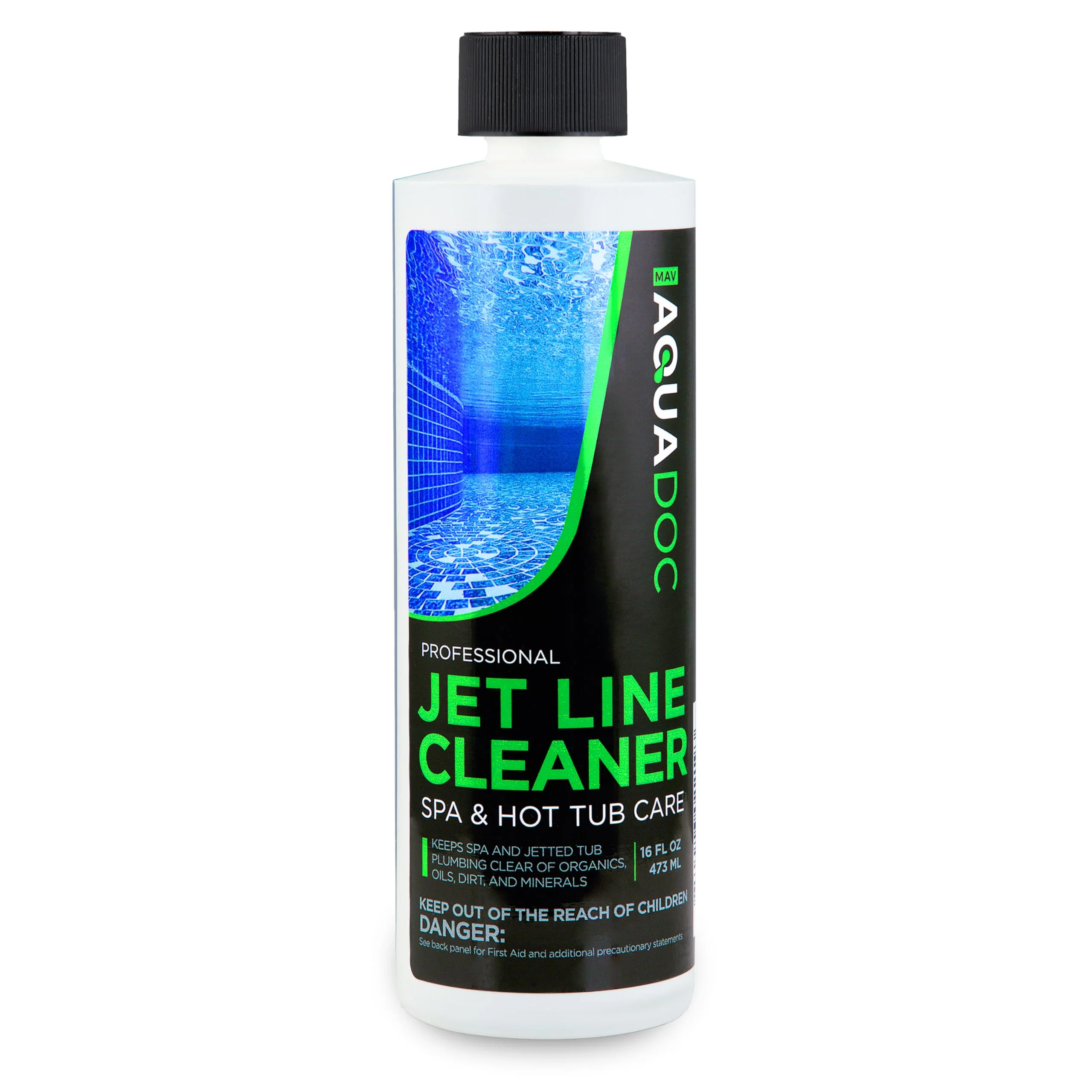 MAV AquaDoc Spa Jet Cleaner - Jet Line Cleaner for Hot Tubs & Jetted Tubs - Fast Acting Spa Flush (1 Pint) - Image 2