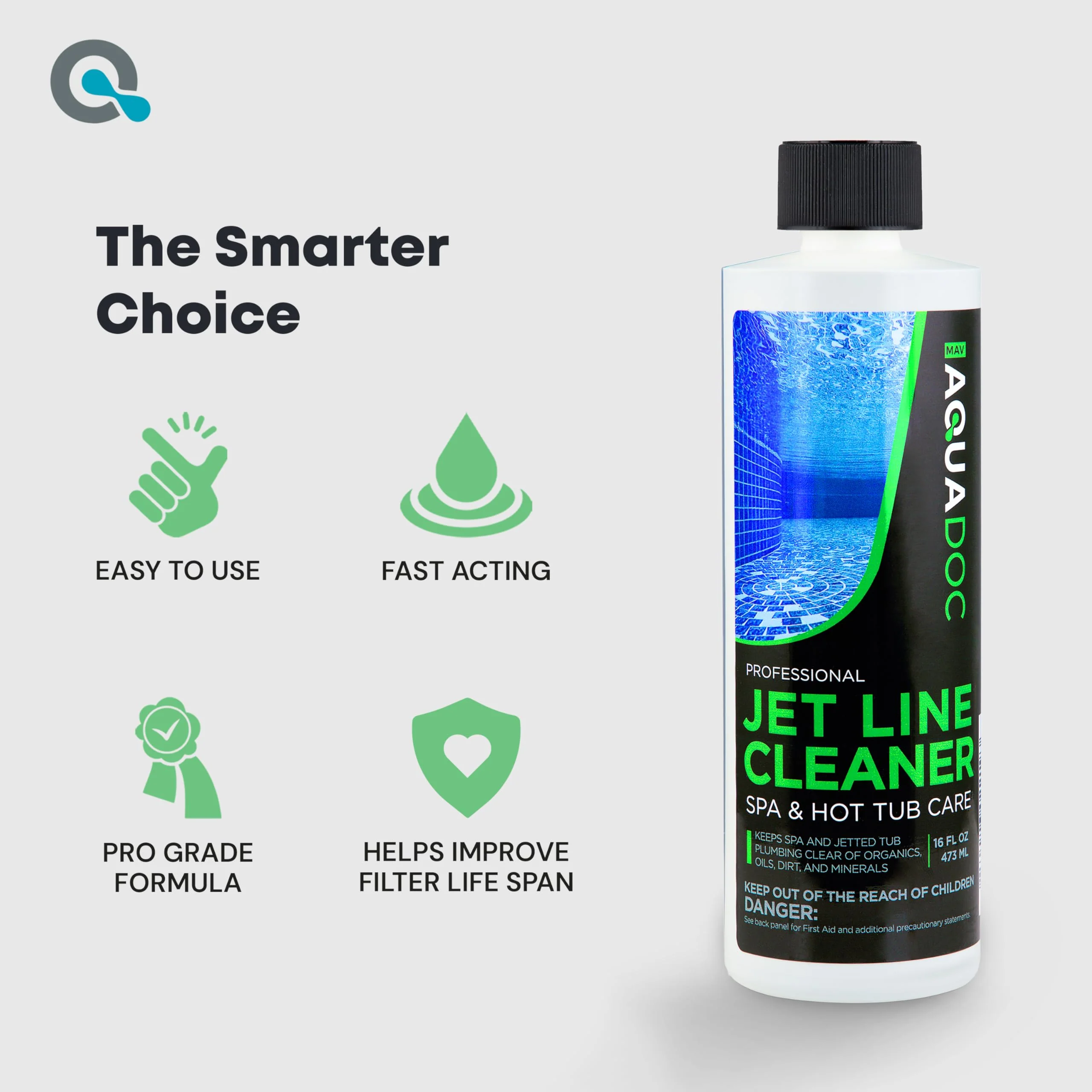 MAV AquaDoc Spa Jet Cleaner - Jet Line Cleaner for Hot Tubs & Jetted Tubs - Fast Acting Spa Flush (1 Pint) - Image 5