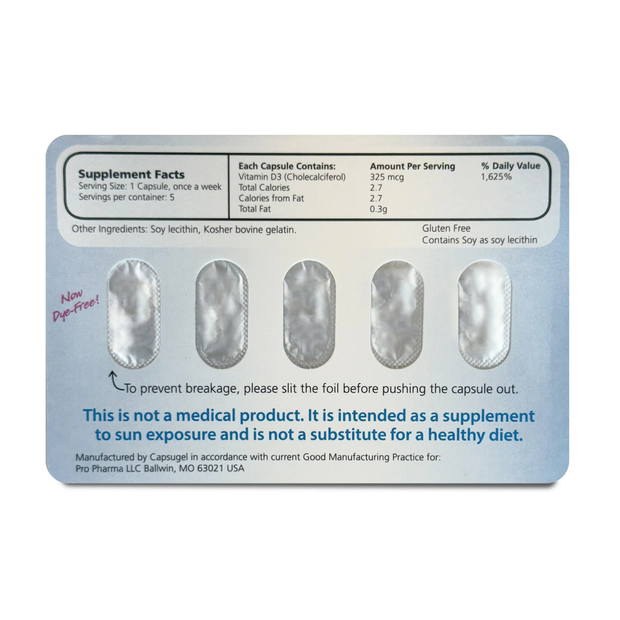 Maximum D3 13,000 IU Box, 60 Capsules Total (12 Cards/Box x 5 Capsules per Card), 60-Weeks Supply - Image 5