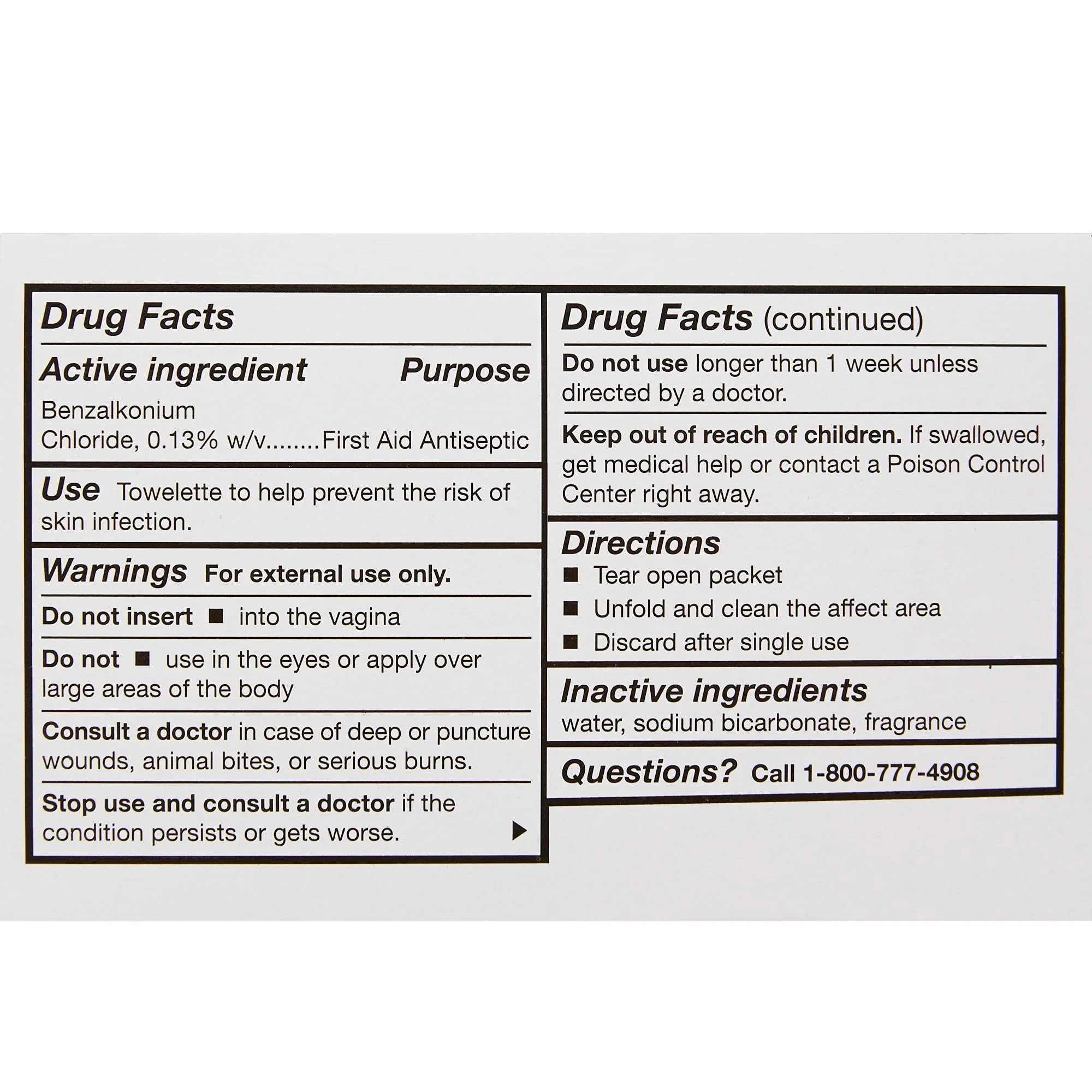 McKesson Obstetrical Antiseptic Towelettes Wipes, Sterile, Individual Packet, Clean Scent, 100 Count, 10 Packs, 1000 Total - Image 3