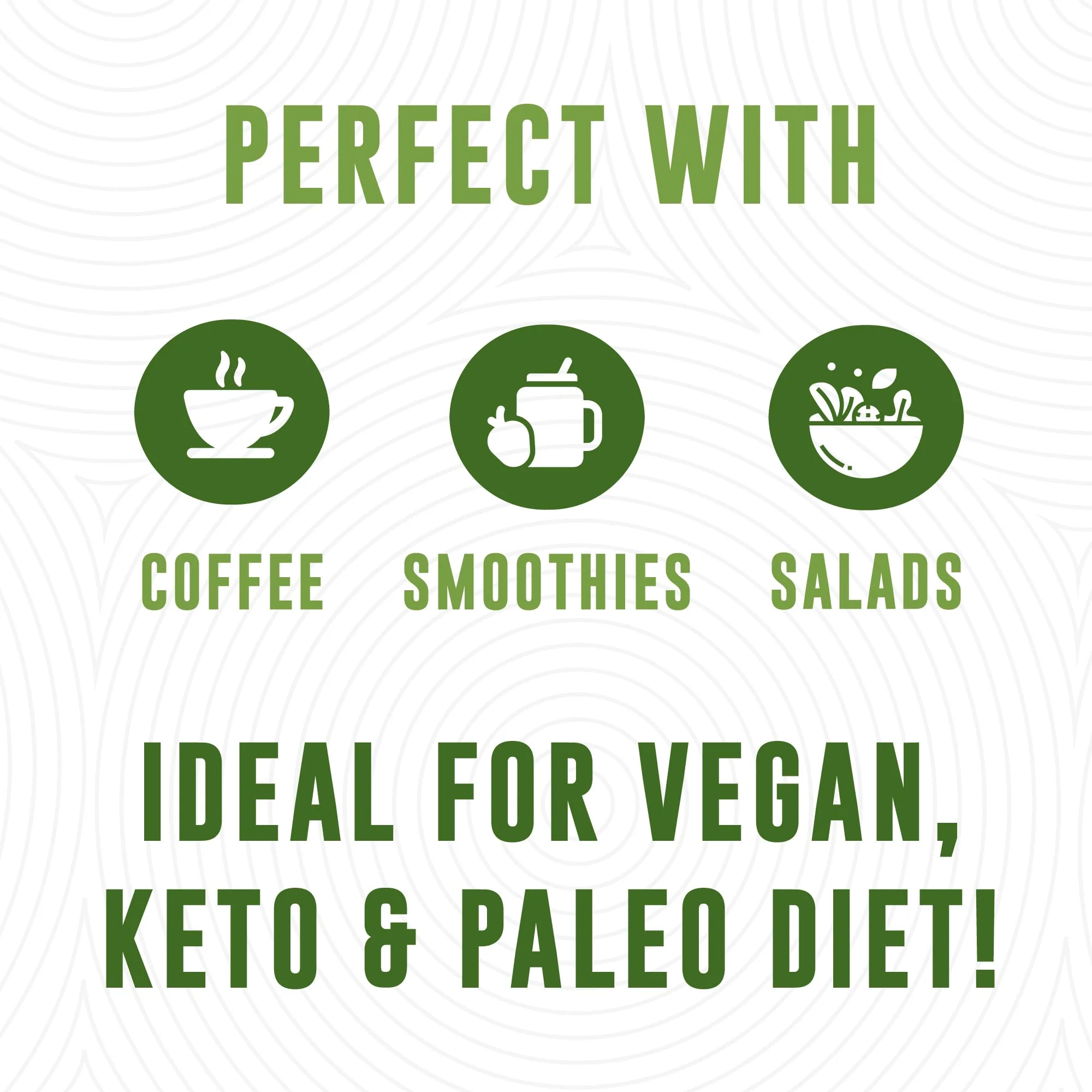 MCT Oil Organic - C10 C8 MCT Oil for Sustained Mental Energy & Focus Support - MCT Oil Organic For Coffee, Smoothies, & More - Palm Free Vegan Keto & Paleo Friendly 16 Fl Oz - Non-GMO - Aceite De Coco - Image 2