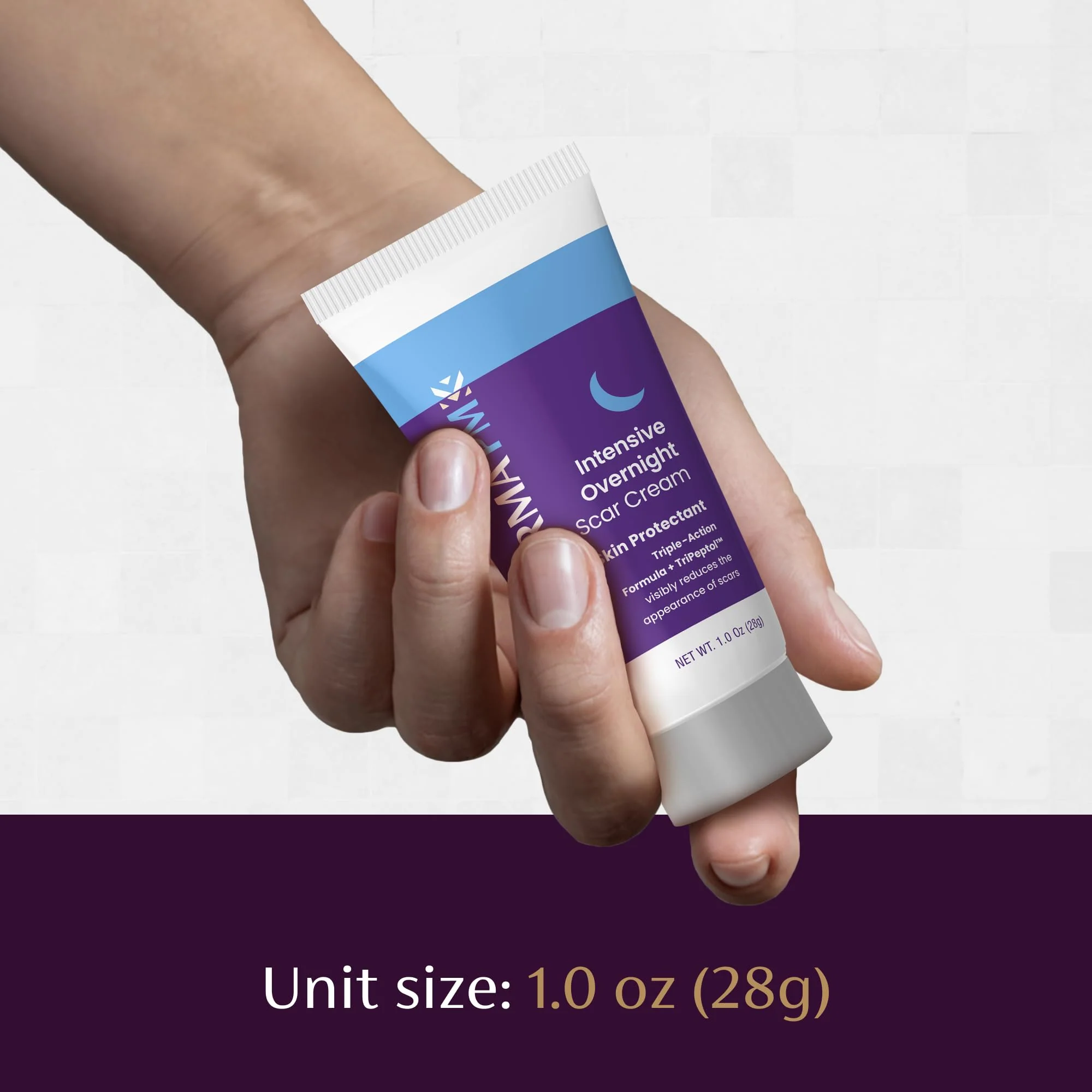 Mederma PM Intensive Overnight Scar Cream, Works with Skin's Nighttime Regenerative Activity, Clinically Shown to Make Scars Smaller and Less Visible, 1.0 Oz (28g) - Image 2