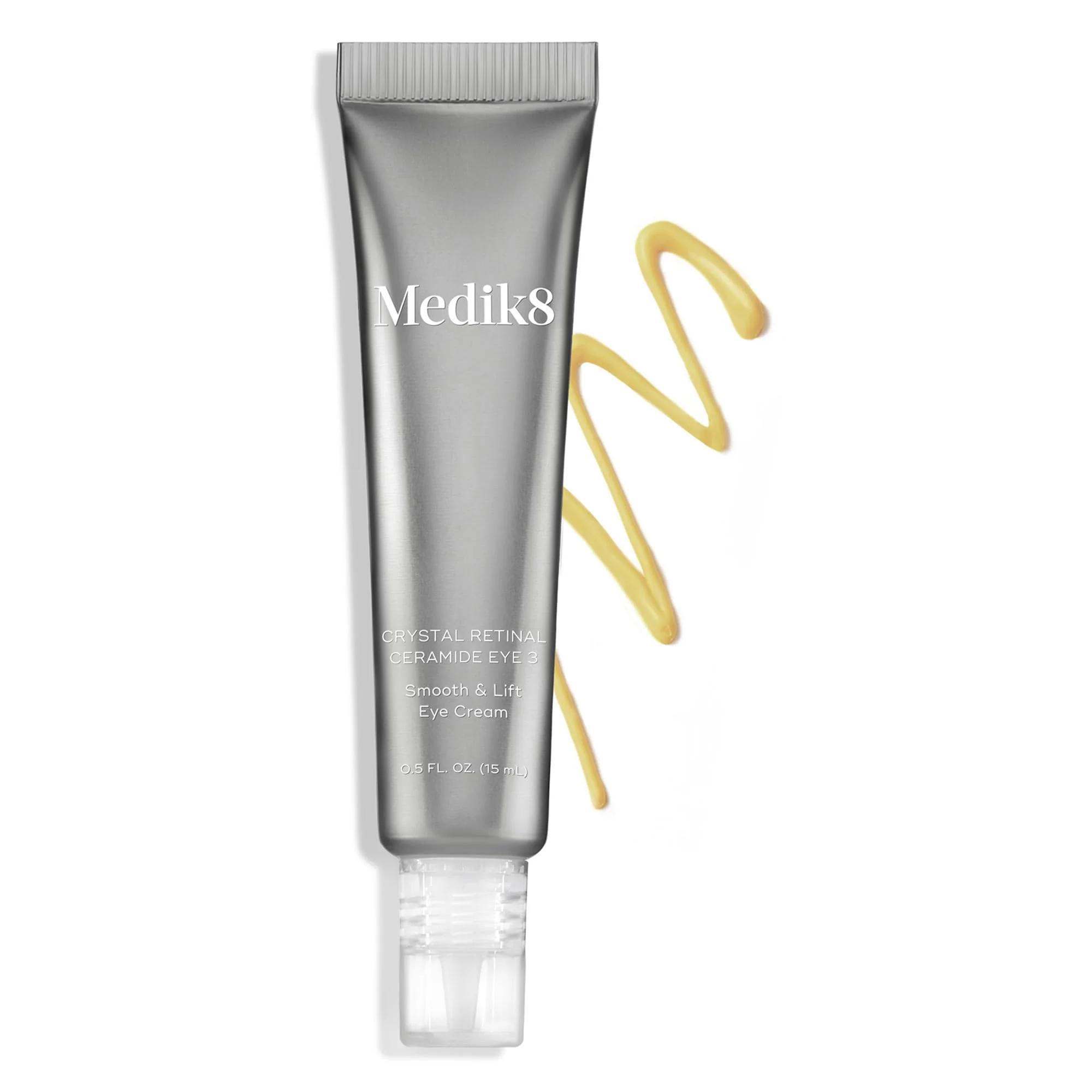 Medik8 Crystal Retinal Ceramide Eye 3 - Lifting Eye Cream with Vitamin A - Smoothing Under Eye Cream for Wrinkles and Sensitive Skin - 0.5 oz - Image 3