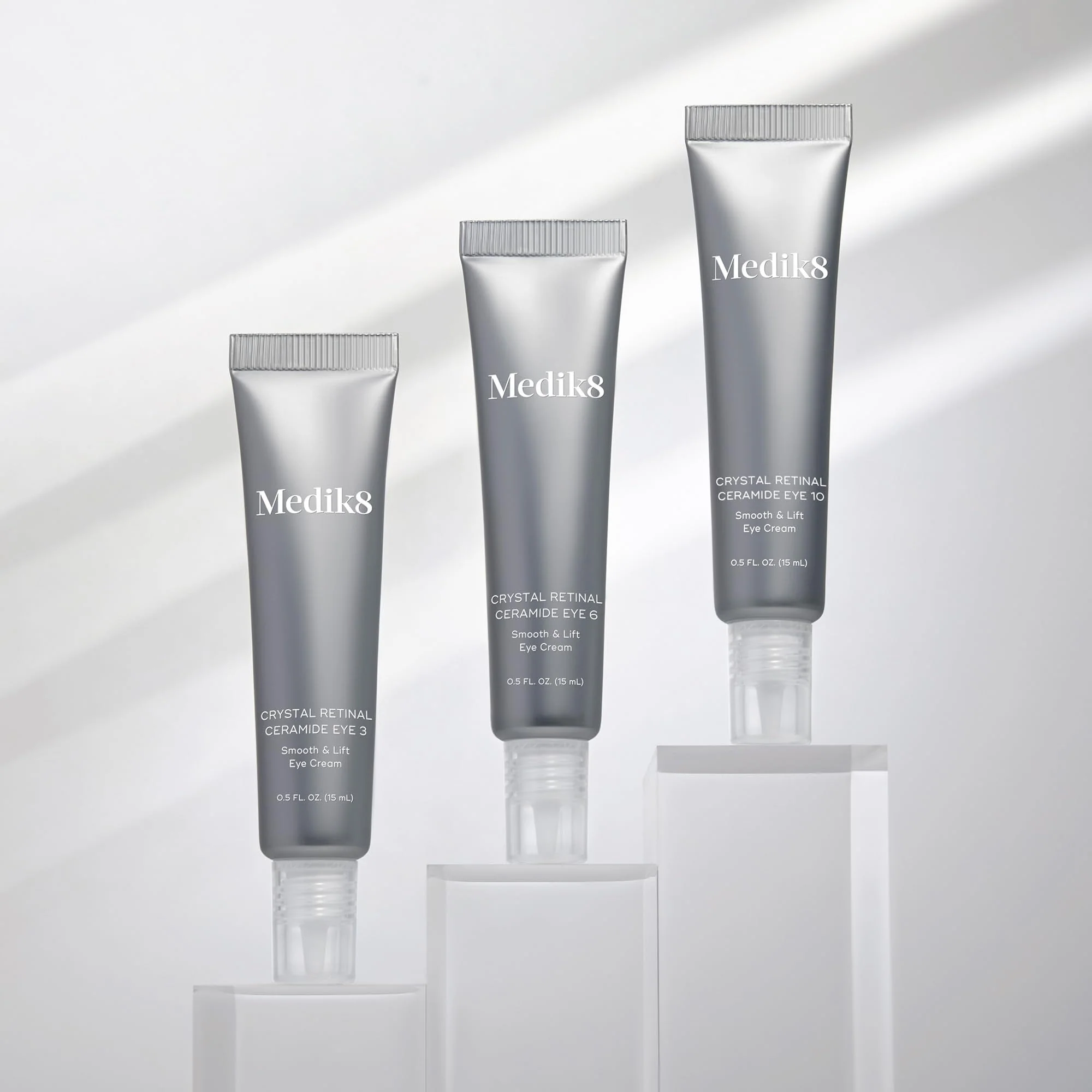 Medik8 Crystal Retinal Ceramide Eye 3 - Lifting Eye Cream with Vitamin A - Smoothing Under Eye Cream for Wrinkles and Sensitive Skin - 0.5 oz - Image 4